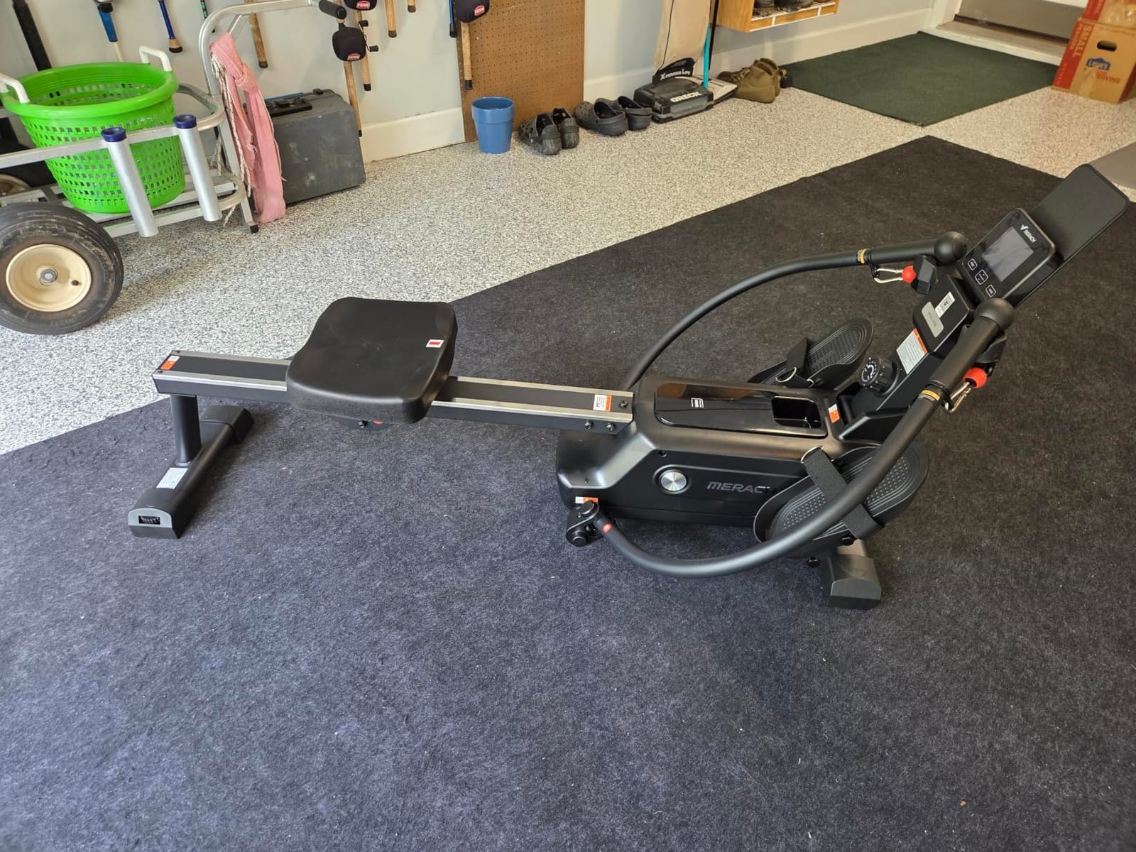 Merach RS3 Scull Rowing Machine for Home, Simulate Real Row, Ergonomic Seat customer photo 1