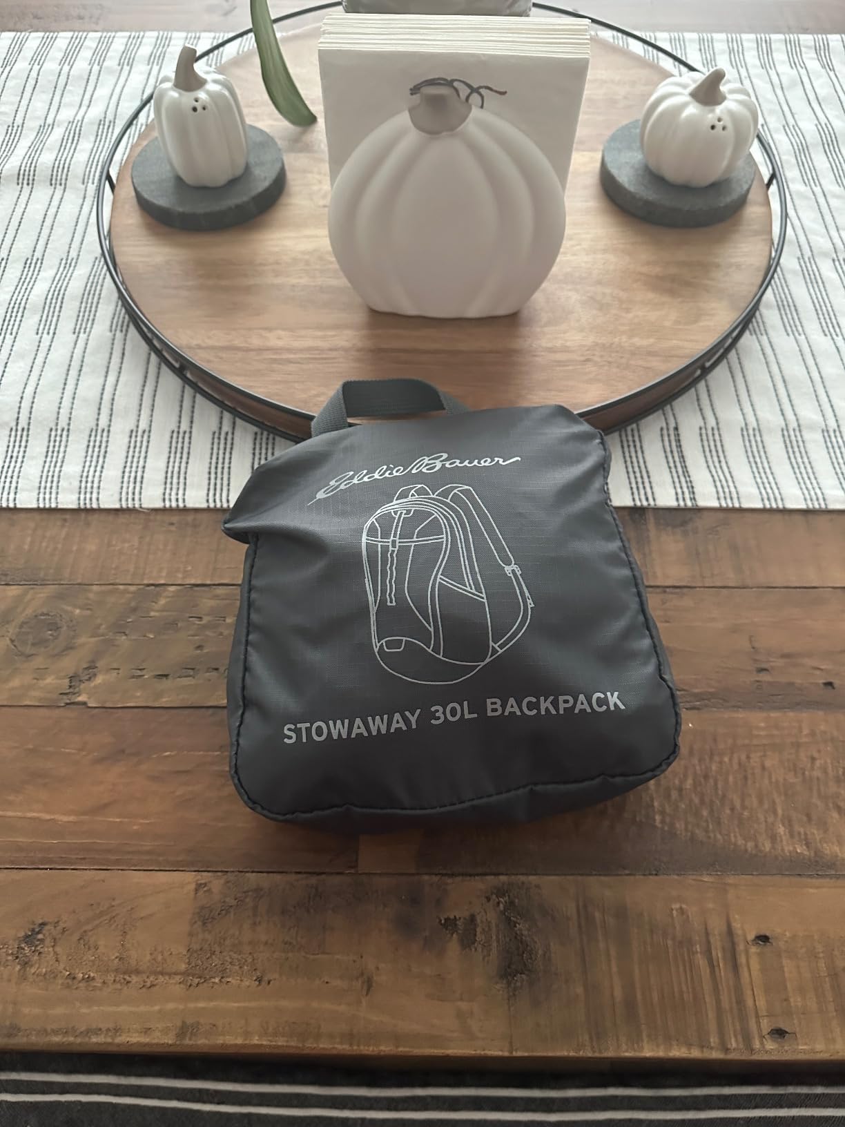 Eddie Bauer Stowaway Packable Backpack - Dark Forest, 20L customer photo 2