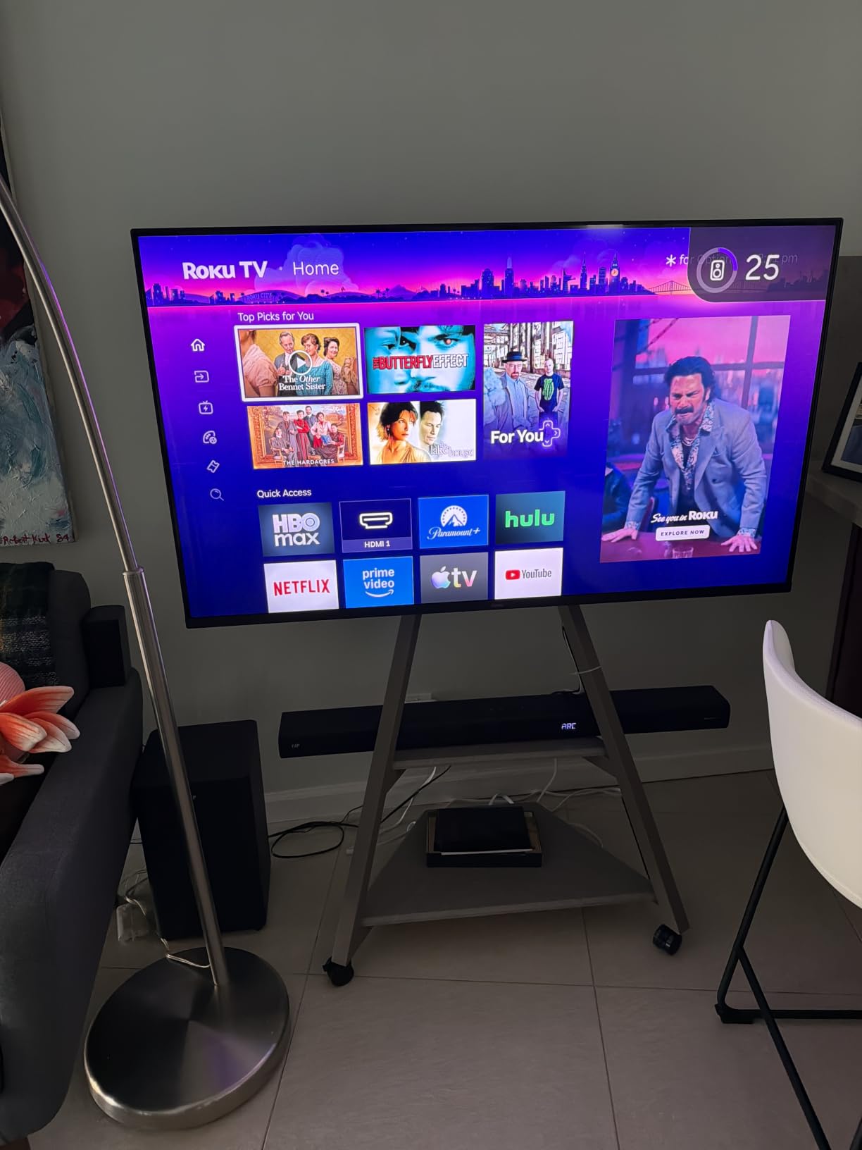 Roku 55-Inch Pro Series Smart TV - 4K QLED Mini-LED TV - RokuTV customer photo 1