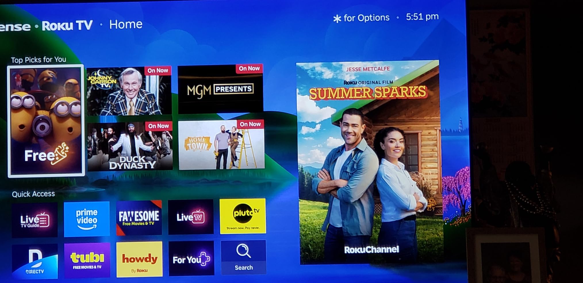 Roku 55-Inch Plus Series Smart TV - 4K QLED Mini-LED TV - RokuTV customer photo 1