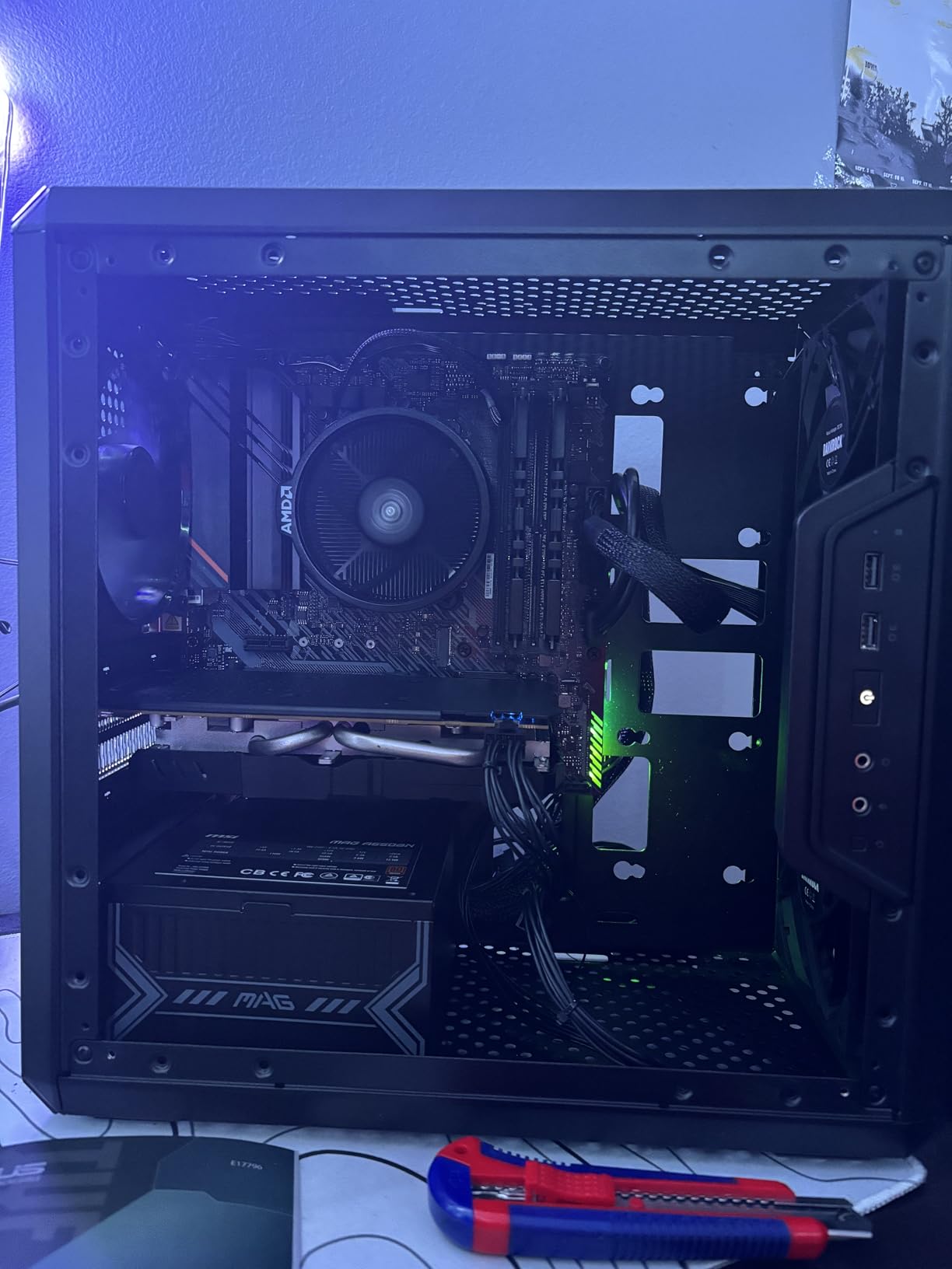 MICRO CENTER AMD 5500 Processor with ASUS TUF Gaming A520M Plus Motherboard customer photo 1