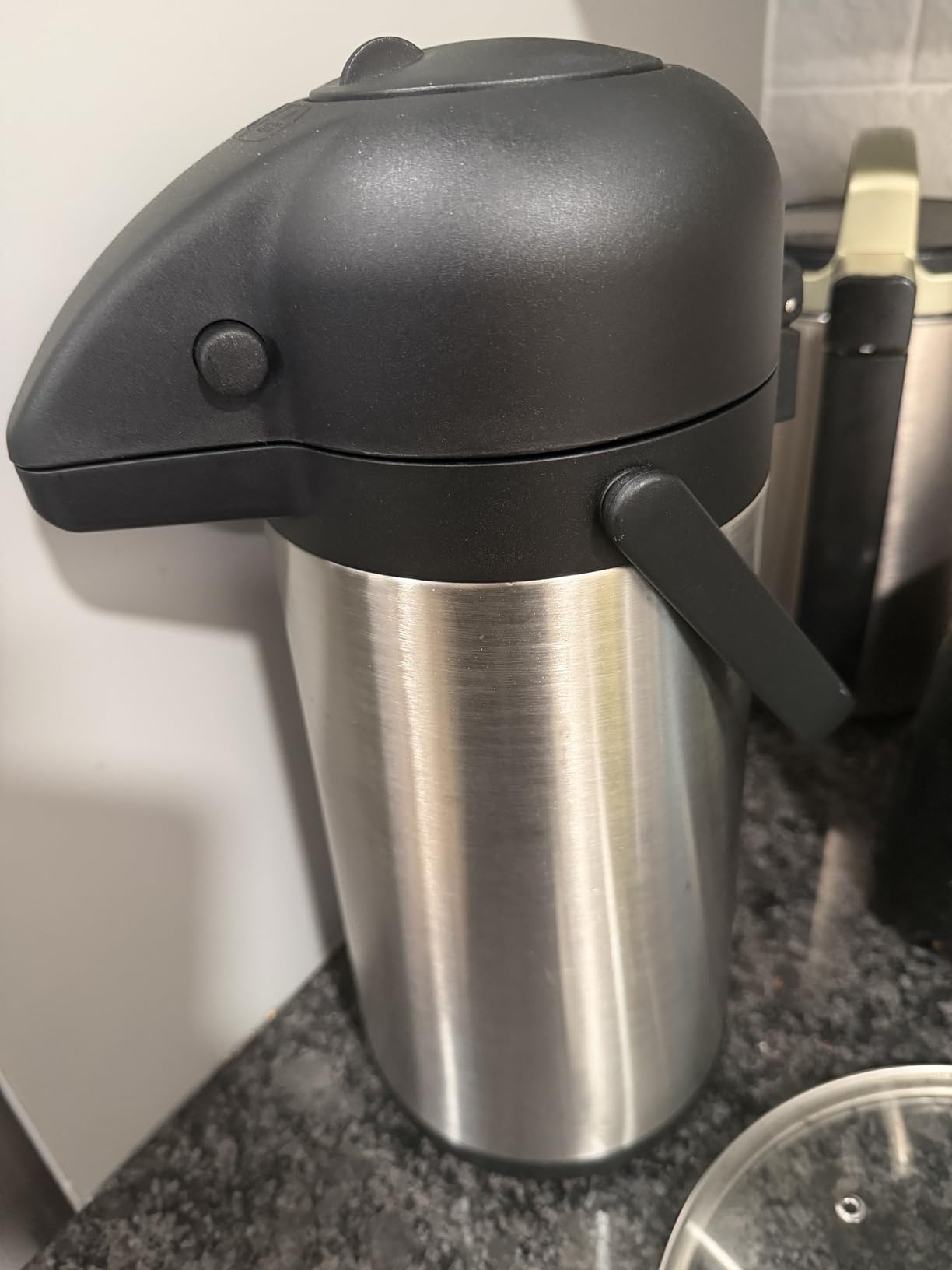 Coffee Carafe for Keeping Hot, 102OZ / 3L Airpot Coffee Dispenser with Pump customer photo 2