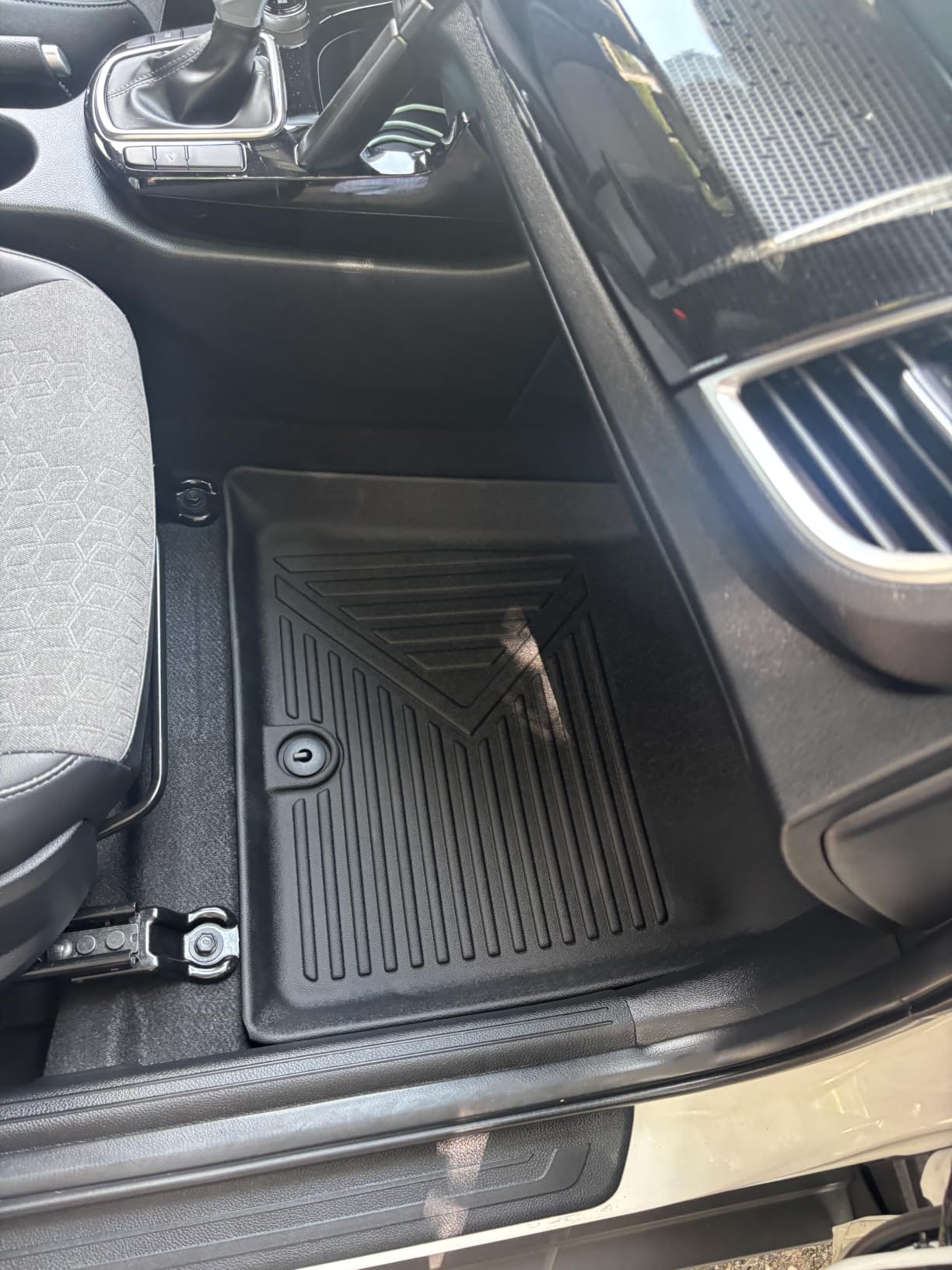 GINOWY- Floor Mats & Cargo Liner for Jeep Wagoneer 2022-2025 2026 8 Passenger (Not for L/ 7-Seat),TPE All Weather Car Mats, Custom Fit Trunk Mat Waterproof Floor Liners Accessories Black customer photo 1