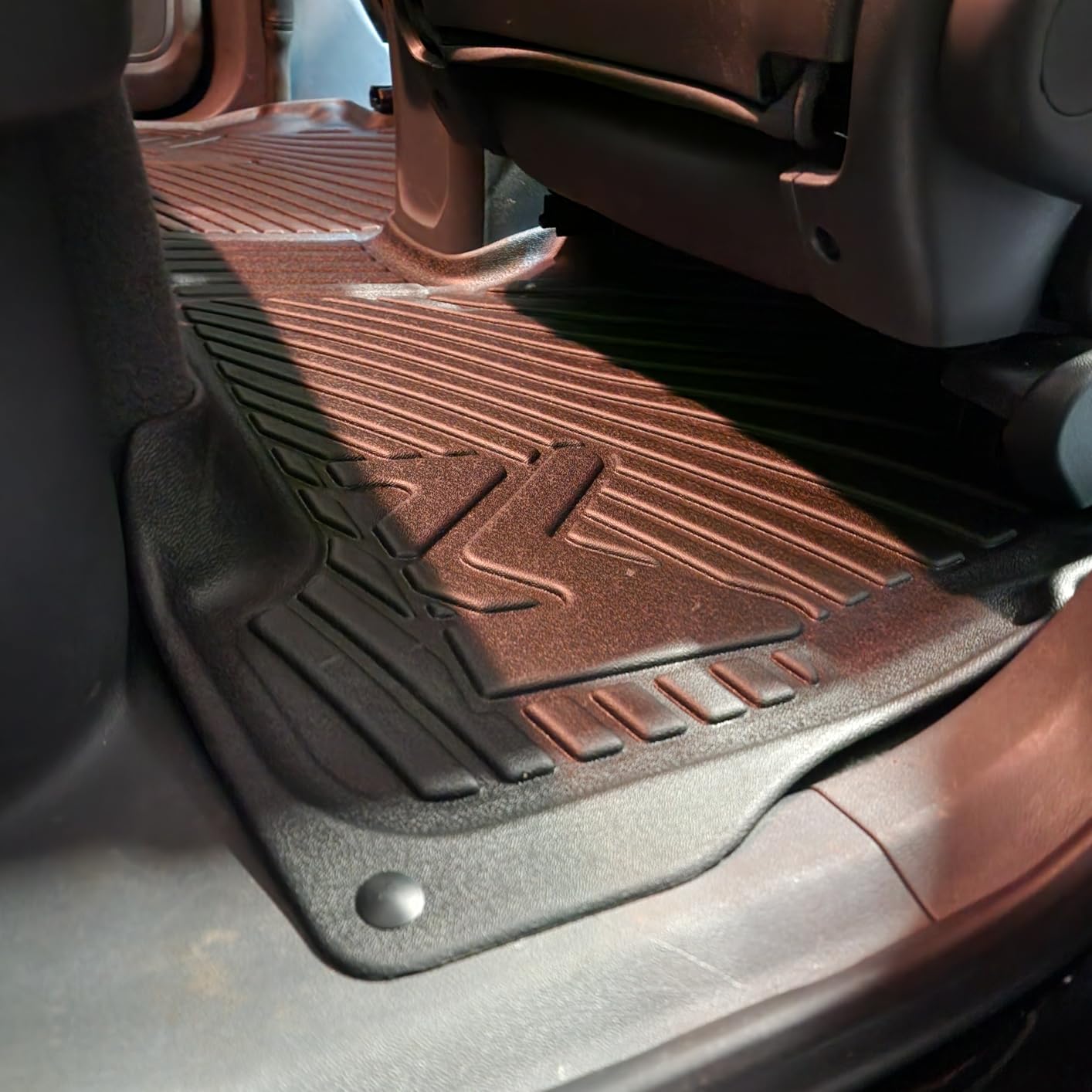 TPE Automotive Floor Mats & Cargo Liner Custom for 2021-2026 Nissan Rogue (Not for Sport), All Weather Cover Protection Waterproof Black Floor Liner Front & Rear Row Full Set Car Mats, 4PCS customer photo 1