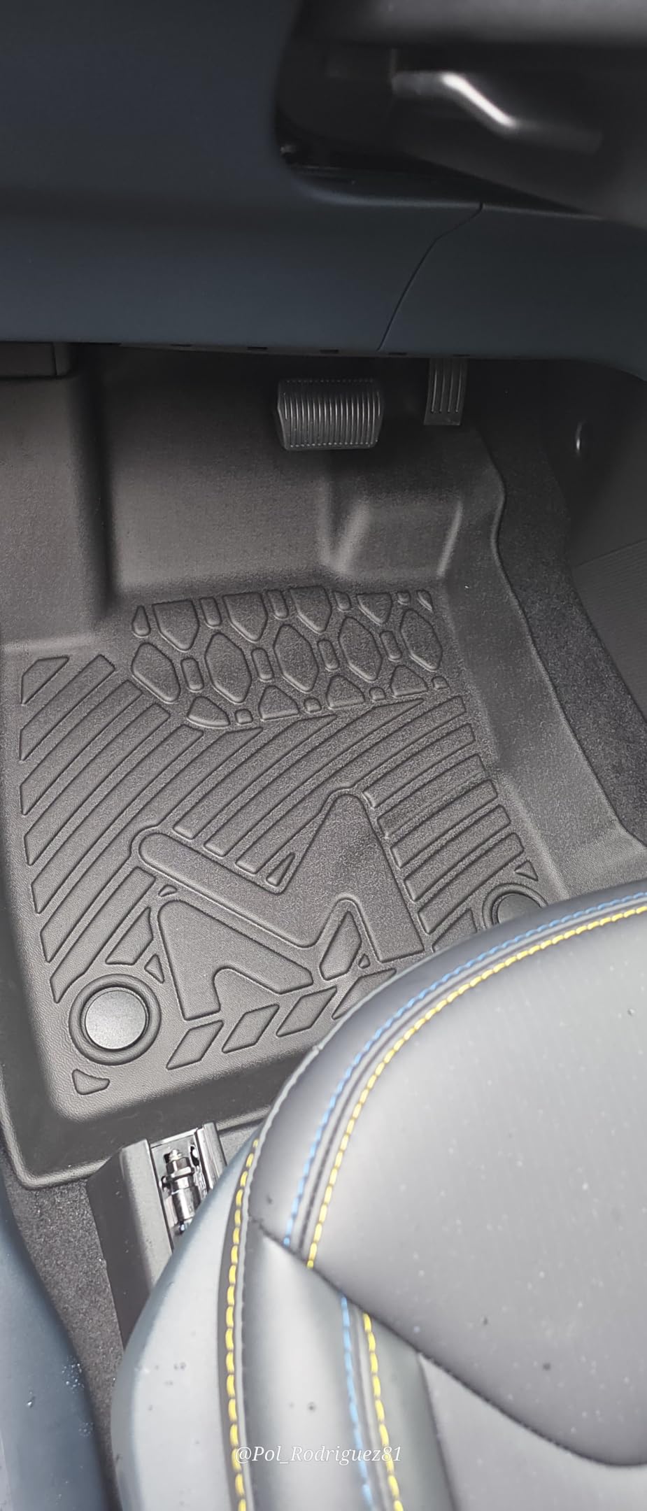 TPE Automotive Floor Mats & Cargo Liner Custom for 2021-2026 Nissan Rogue (Not for Sport), All Weather Cover Protection Waterproof Black Floor Liner Front & Rear Row Full Set Car Mats, 4PCS customer photo 2