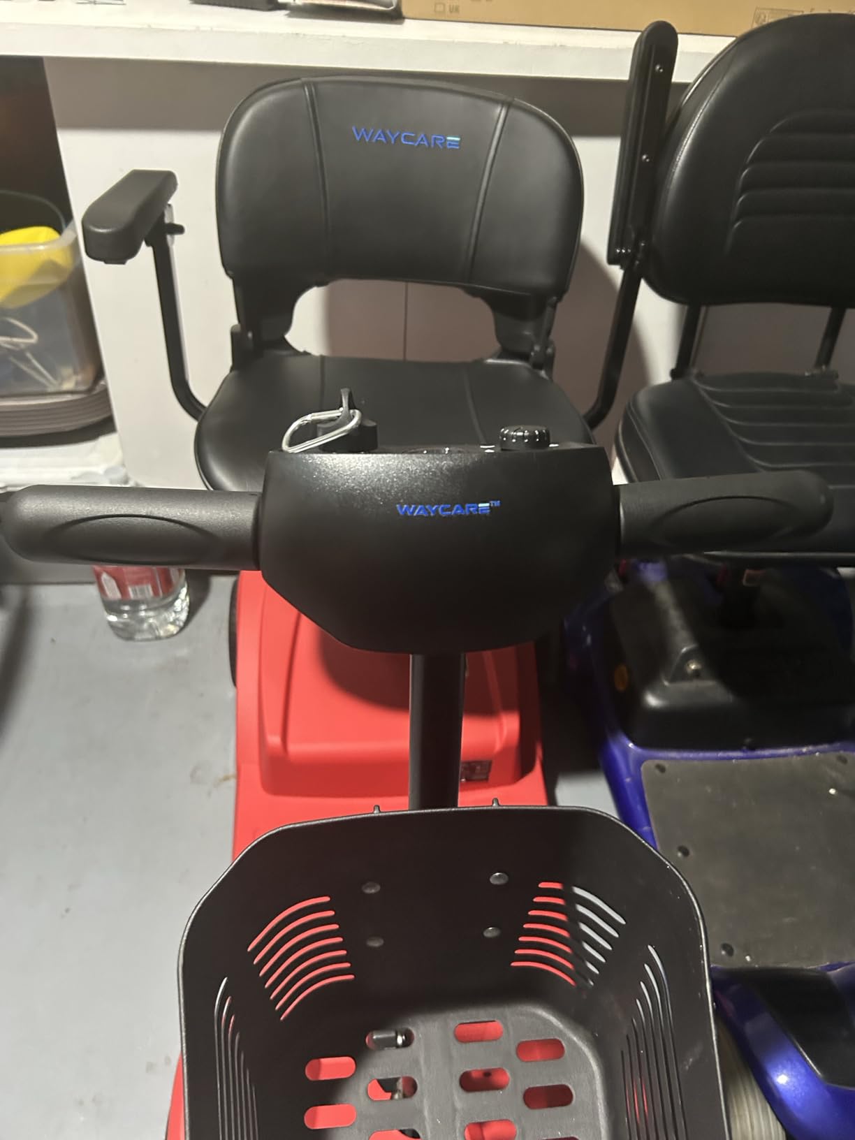 WAYCARE Mobility Scooter for Adults & Seniors, 330 lb 15-20 Mile Range Blue customer photo 2