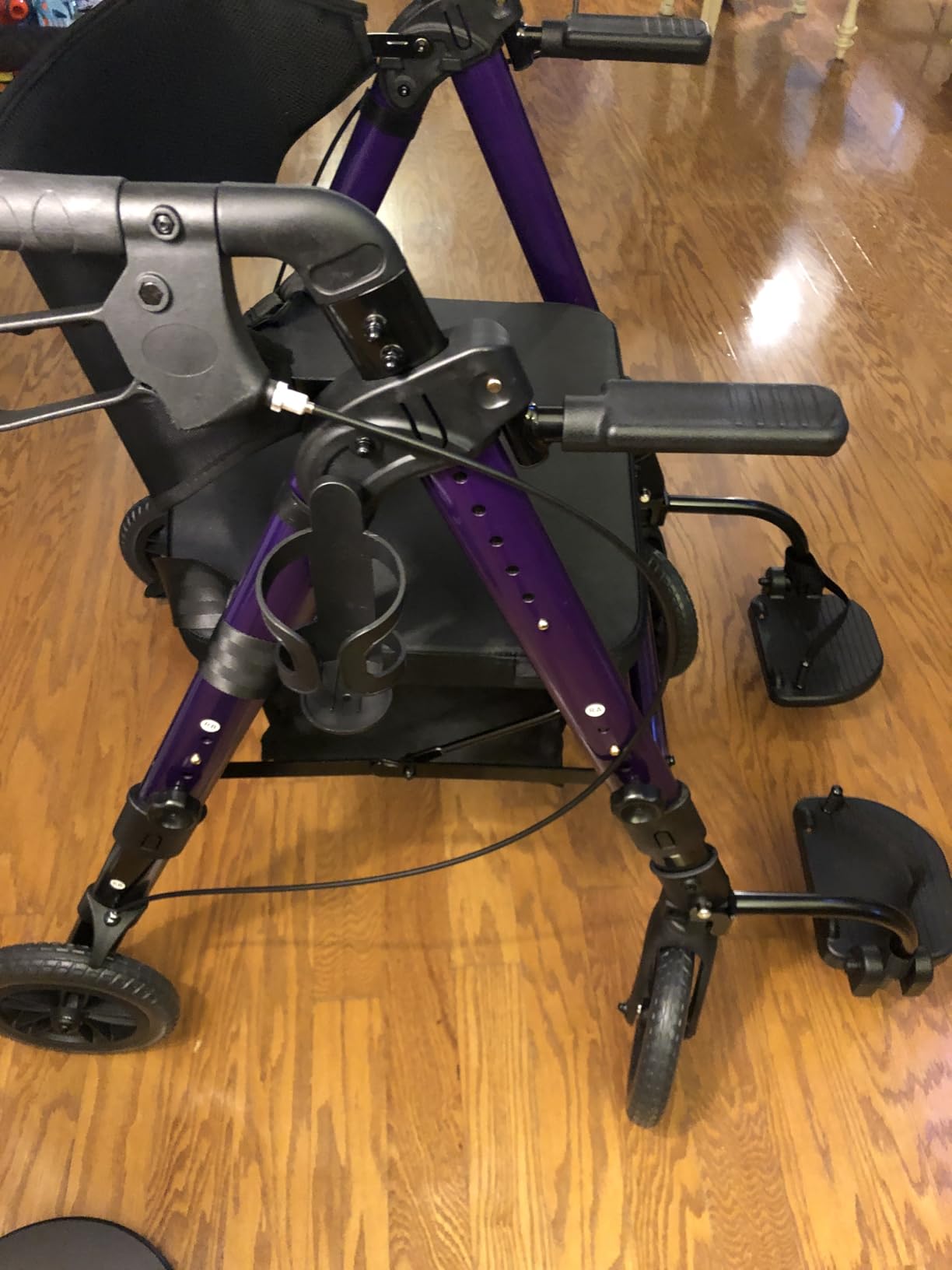 Bariatric Rollator Wheelchair Combo 450 lbs, Walkers for Seniors with Seat customer photo 2