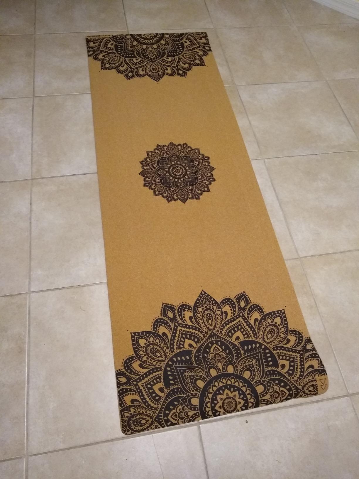 YOGA DESIGN LAB | The Cork Yoga Mat | Eco Luxury | Ideal for Hot Yoga, Power, Bikram, Ashtanga, Sweaty Workouts | Studio Quality | Includes Carrying Strap! customer photo 2