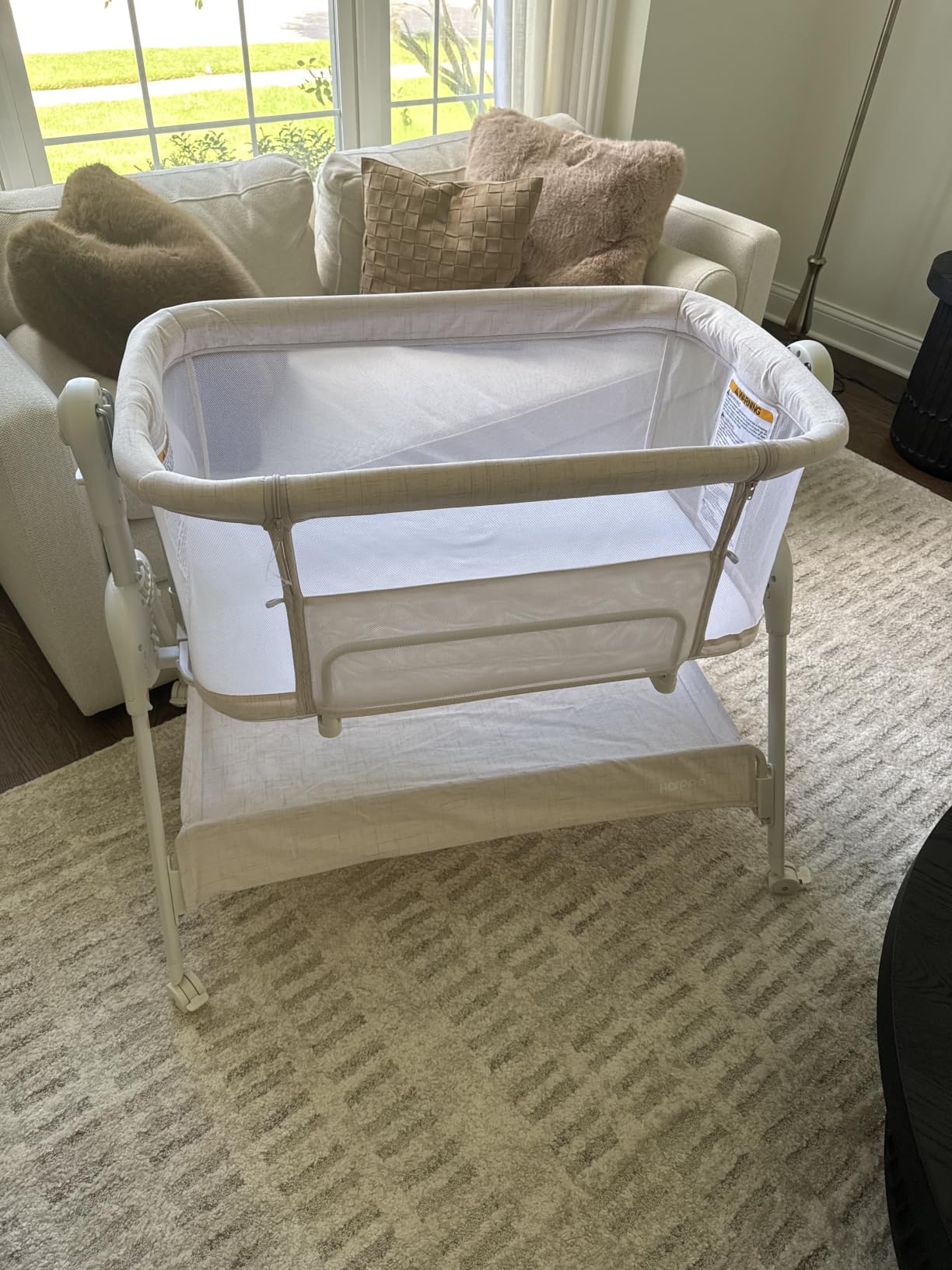 HARPPA Cuddly Sway Baby Bassinet Bedside Sleeper, 3 in 1 Rocking Bassinet customer photo 2