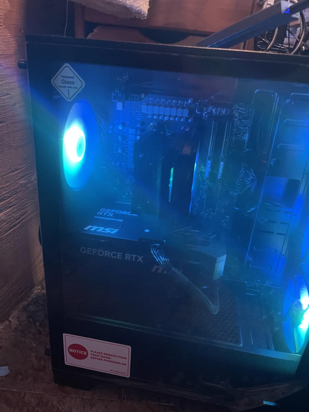 msi Codex Z2 Gaming Desktop, AMD R7-8700F, RTX 5070, 32GB DDR5, 2TB SSD customer photo 1