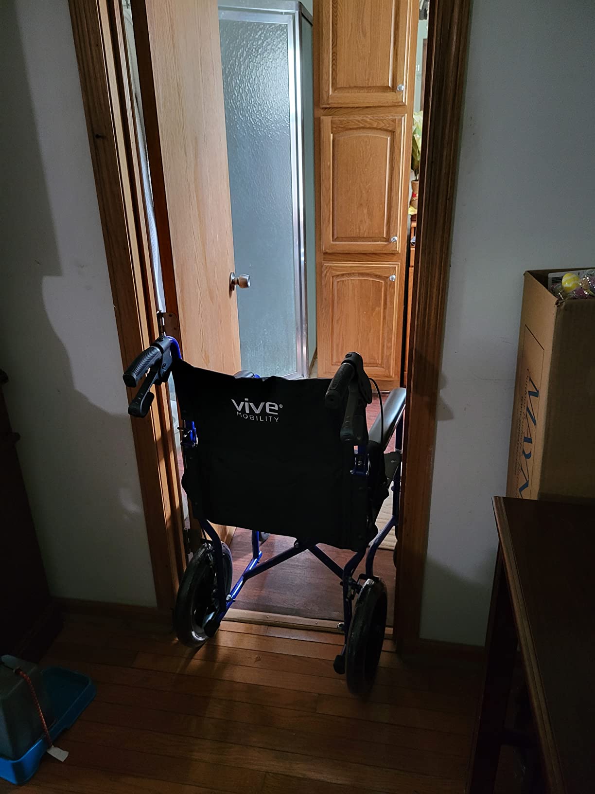 Vive Lightweight Electric Wheelchair for Adults - Foldable Power Wheel customer photo 2