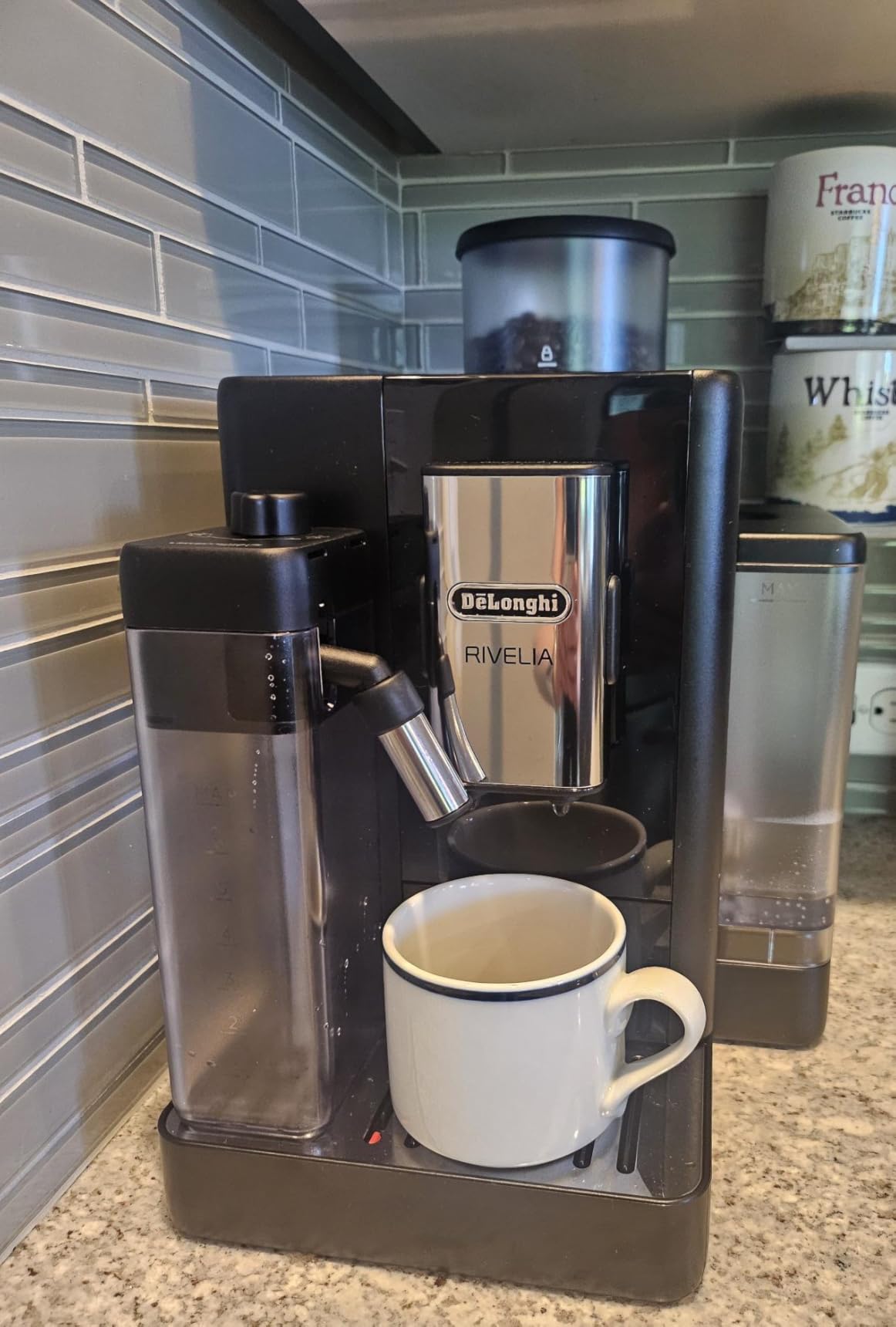 De'Longhi Rivelia Automatic Espresso Machine, Milk Frother, Black customer photo 2
