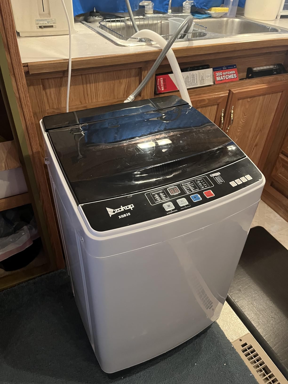Winado 17.6LBS Full Automatic Portable Washing Machine with Drain Pump | 10 Wash Programs, 8 Water, 2 in 1 Washer and Spinner, For Apartments, RV, Camping customer photo 1