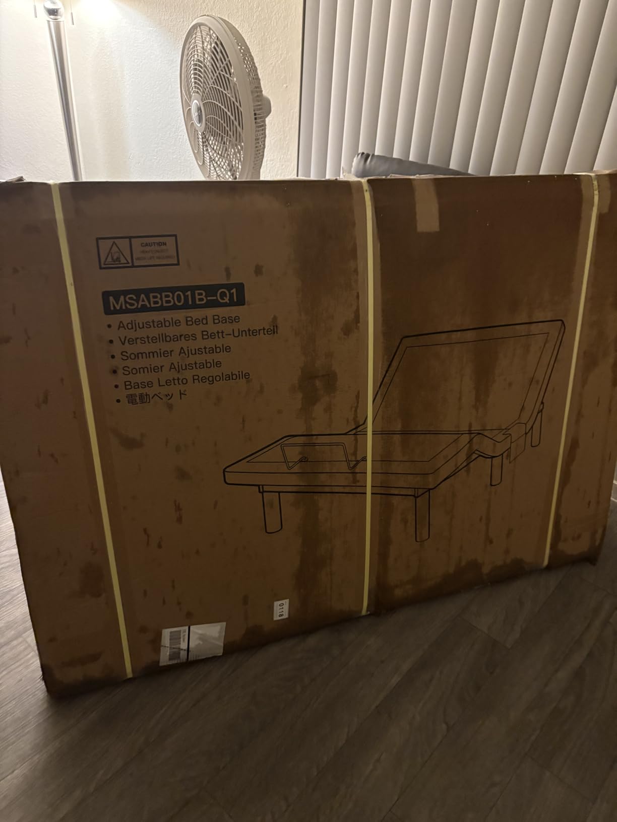Pipishell Twin Adjustable Bed Frame with Wireless Remote and Zero Gravity customer photo 1