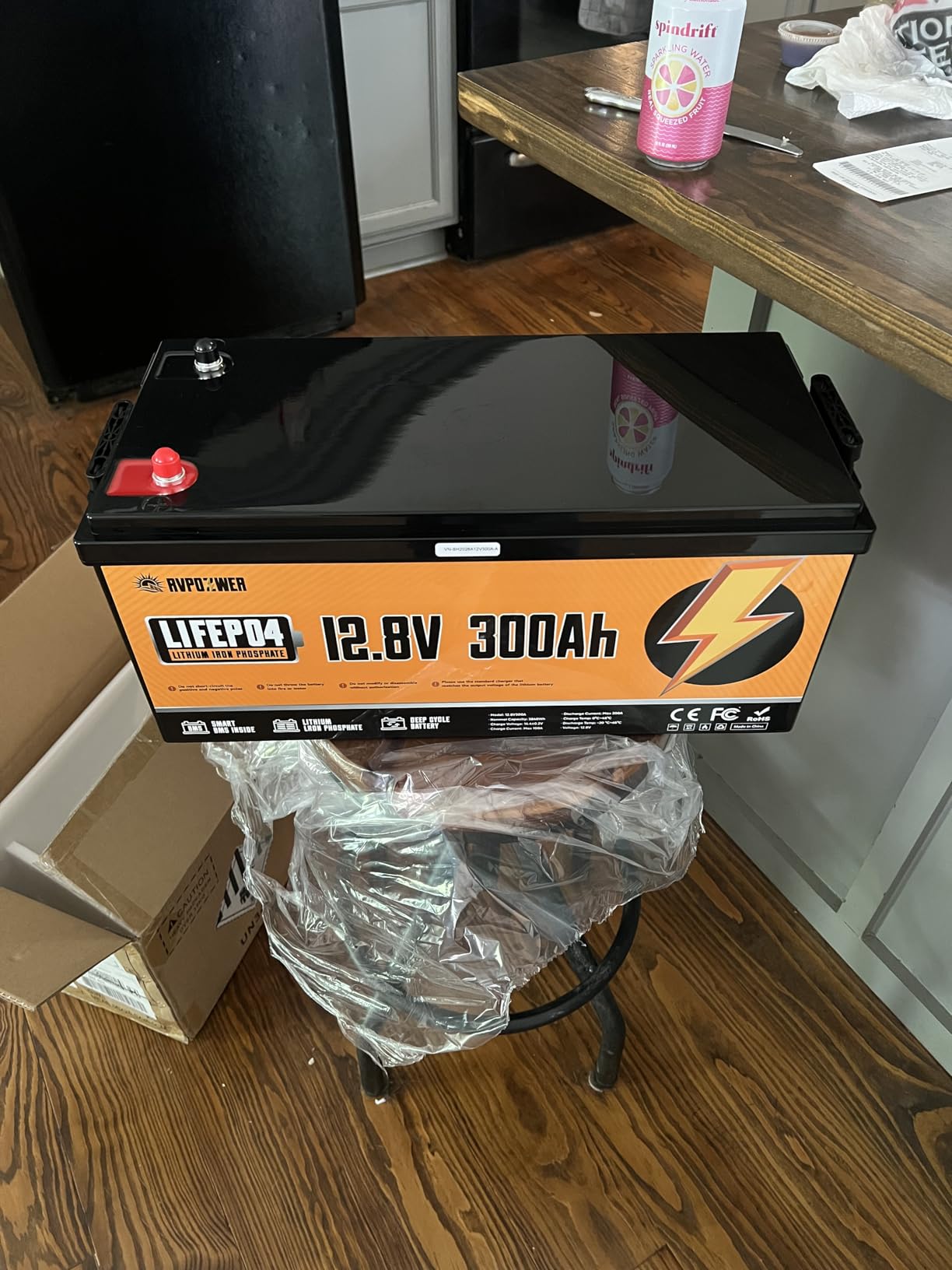 12V 100Ah LiFePO4 Lithium Battery Group 31 with Built-in 100A BMS customer photo 1