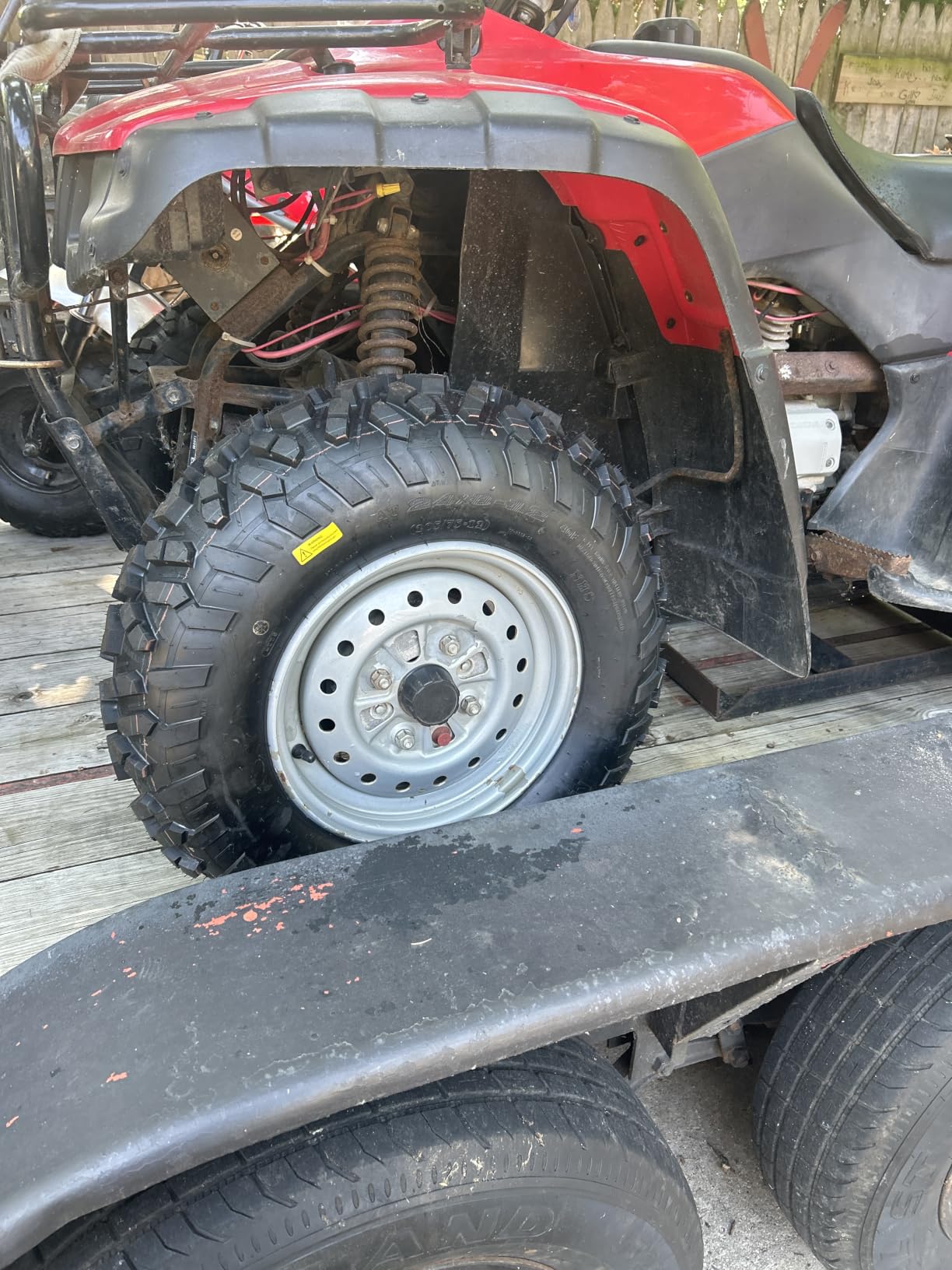 MaxAuto AT25x10-12 ATV UTV Tires, 25x10x12 All Terrain Sport ATV Tires for All Trail Tire, 25 10 12 Mud Sand Off-Road Tire, 6PR Tubeless, 2 Pack customer photo 2