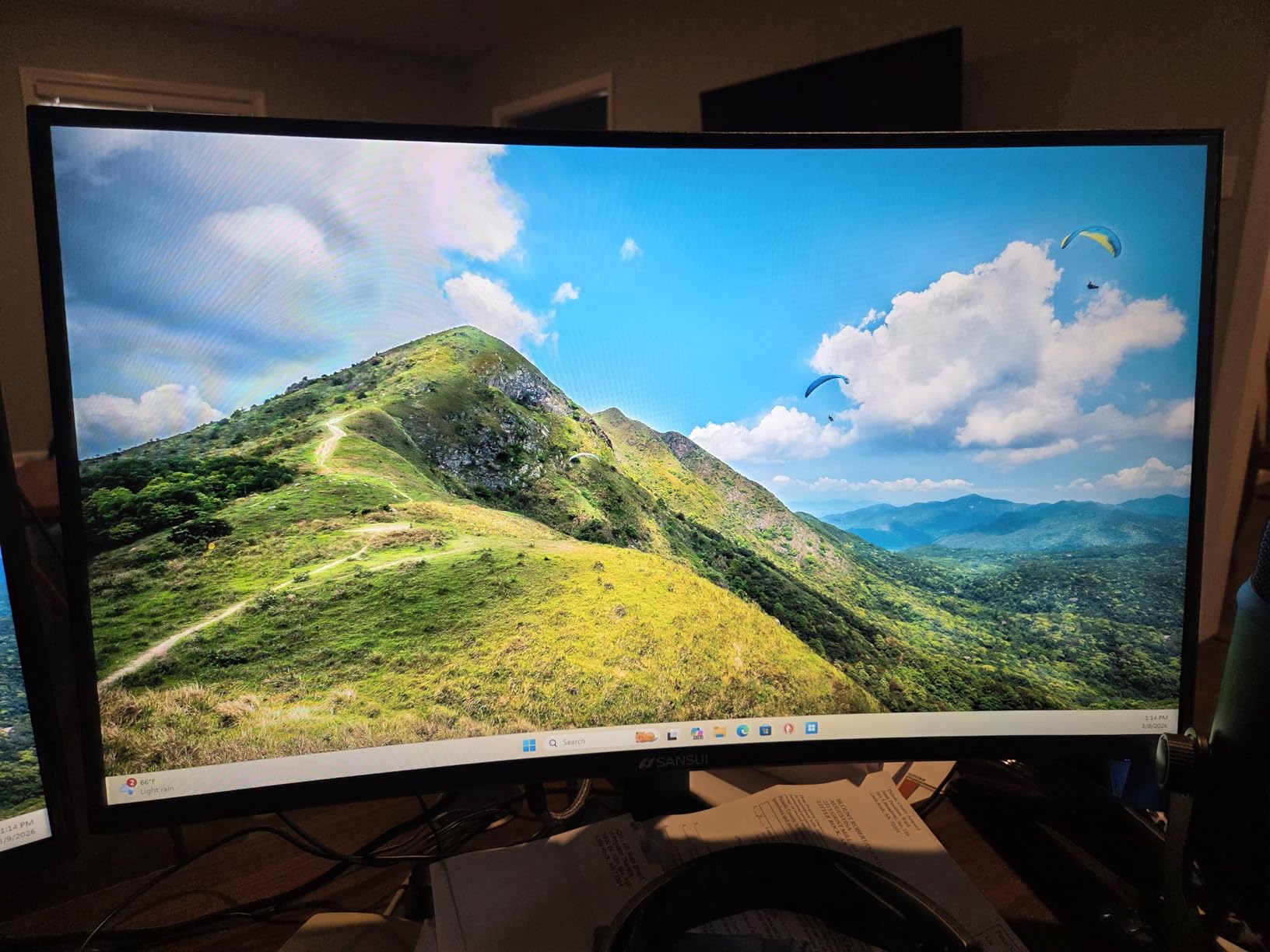 SANSUI 34 Inch Curved Monitor 240Hz UWQHD 3440×1440 Gaming Monitor customer photo 1