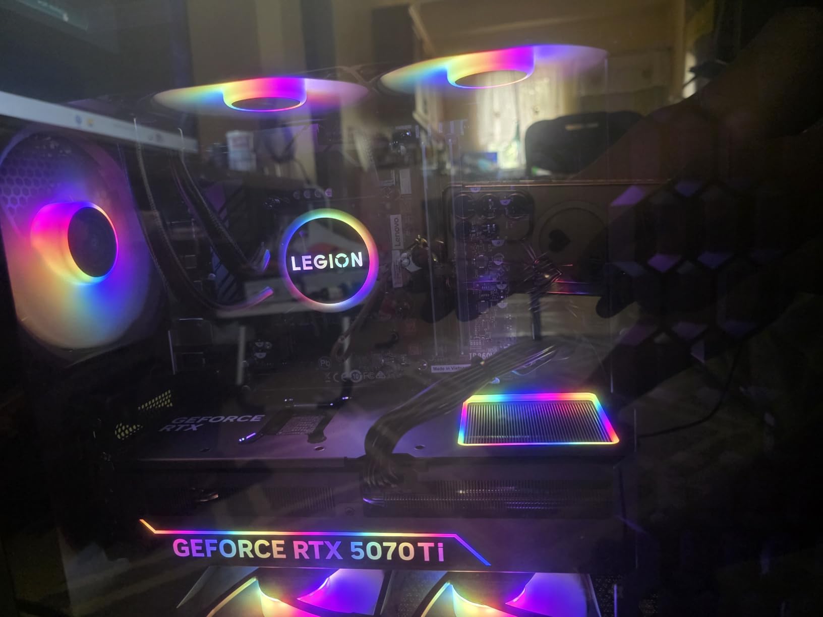 Lenovo Legion Tower 5i – AI-Powered Gaming PC - Intel® Core Ultra 7 265F Processor – NVIDIA® GeForce RTX™ 5070 Ti Graphics – 32 GB Memory – 1 TB Storage – 3 Months of PC GamePass customer photo 2