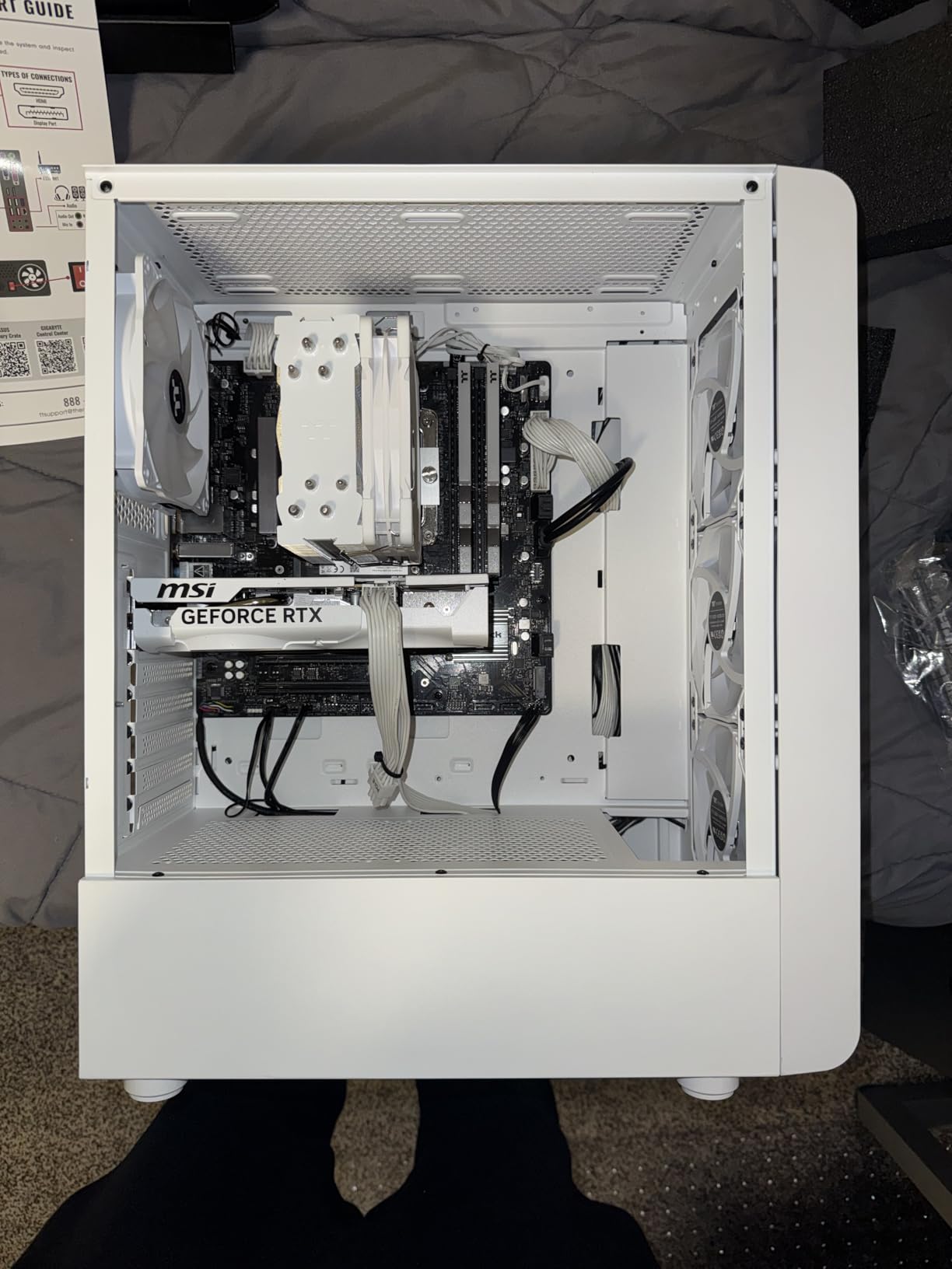 Thermaltake LCGS Quartz i1460 Gaming Desktop (Intel Core™ i5-14400F, ToughRam DDR4 3600Mhz 16GB RGB Memory, NVIDIA GeForce® RTX 5060, 1TB NVMe M.2, WiFi, Windows 11) S2QT-B760-560-LCS customer photo 2