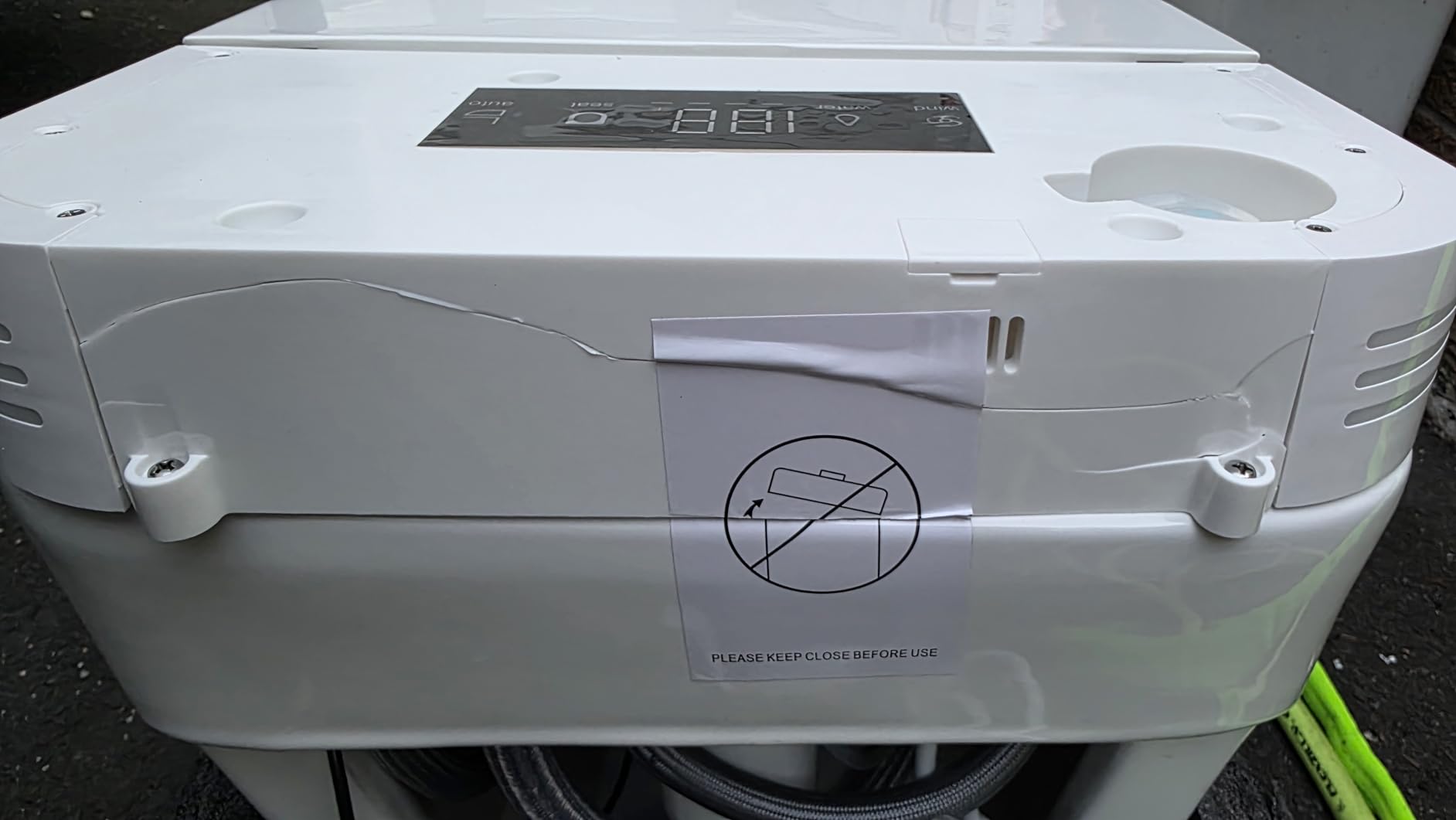 Smart Toilet with Bidet Built In, Auto Open Close, Foam Shield TC02 customer photo 1