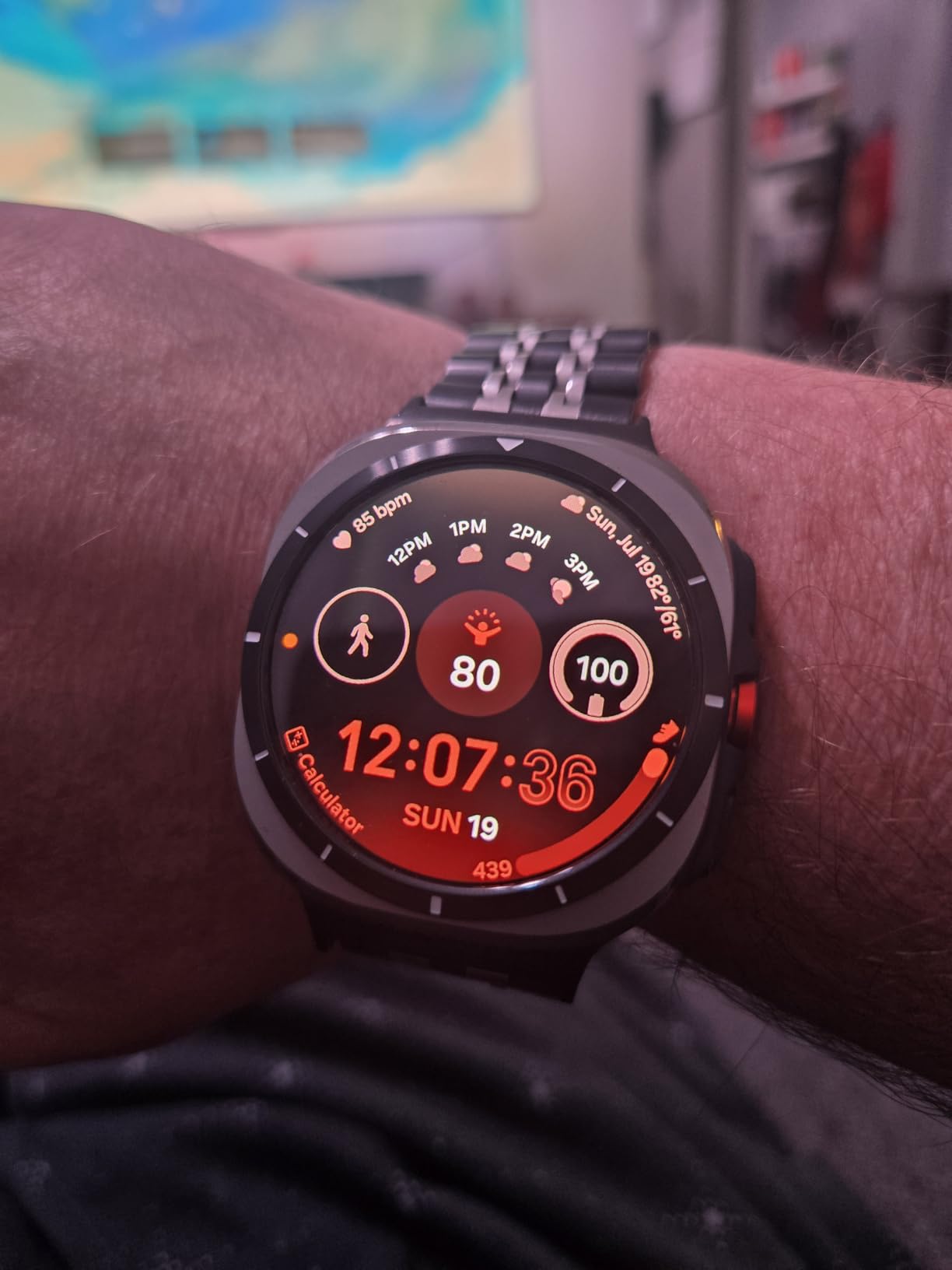 Samsung Galaxy Watch Ultra (2025), Titanium Silver, 47mm LTE Smartwatch customer photo 2