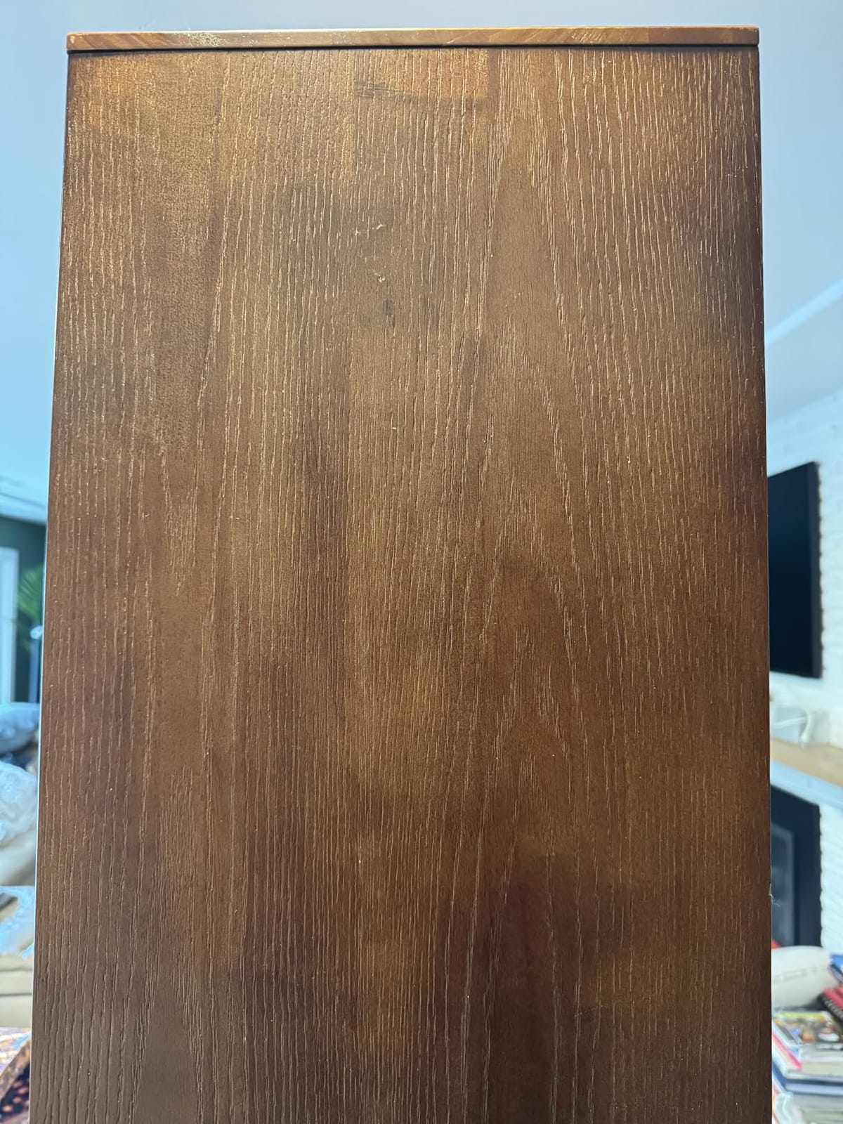 Wooden Bookcase with Tempered Glass Doors, Large Solid Wood Bookshelf Glass Front Bookshelves flip top Display Cabinet case Hidden Doors for Apartments, Home Offices 5 tire(WALUNT, 71'H*31.5'W*15'D) customer photo 1