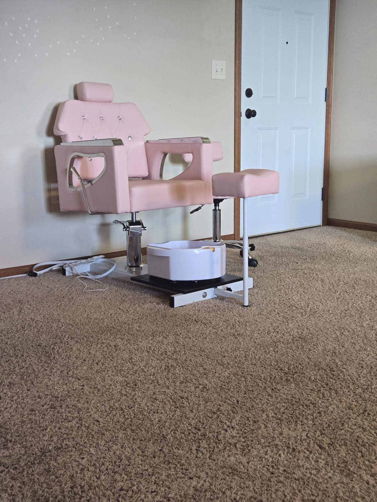 Pedicure Chair No Plumbing Pedicure Station for Nail Tech customer photo 2