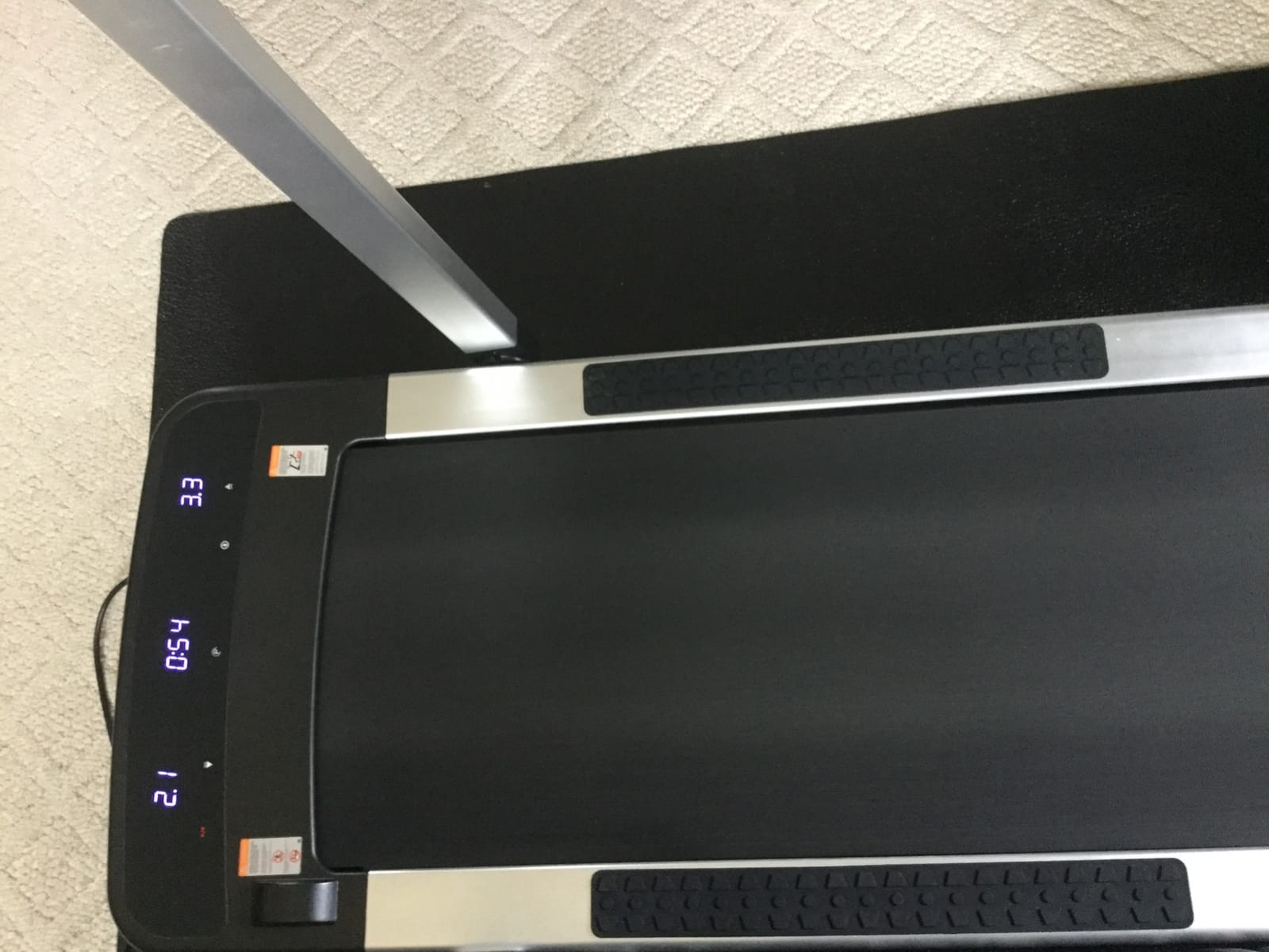 Height-Adjustable Desk Treadmill with 15% Incline for Home Office Workout customer photo 2