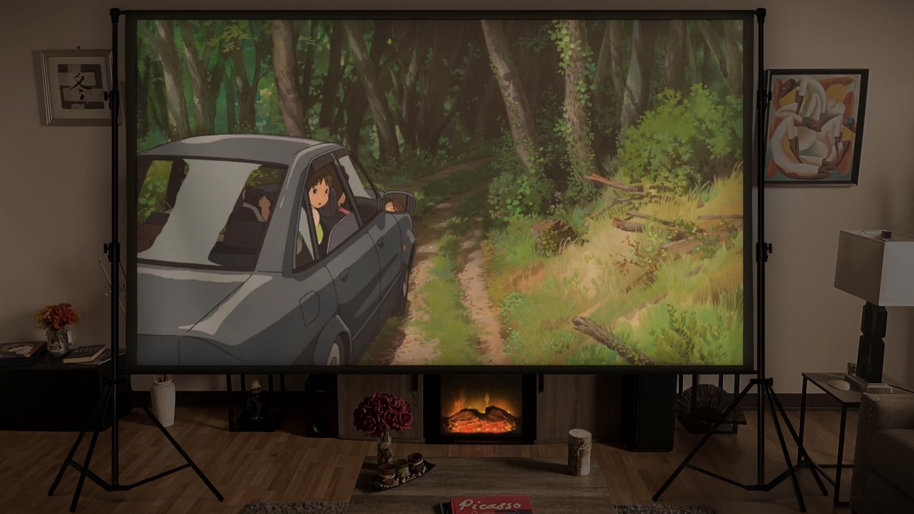 ONOAYO Outdoor-Projector-4K with AI Auto Focus,50WDolby Audio,Built-in Apps customer photo 1