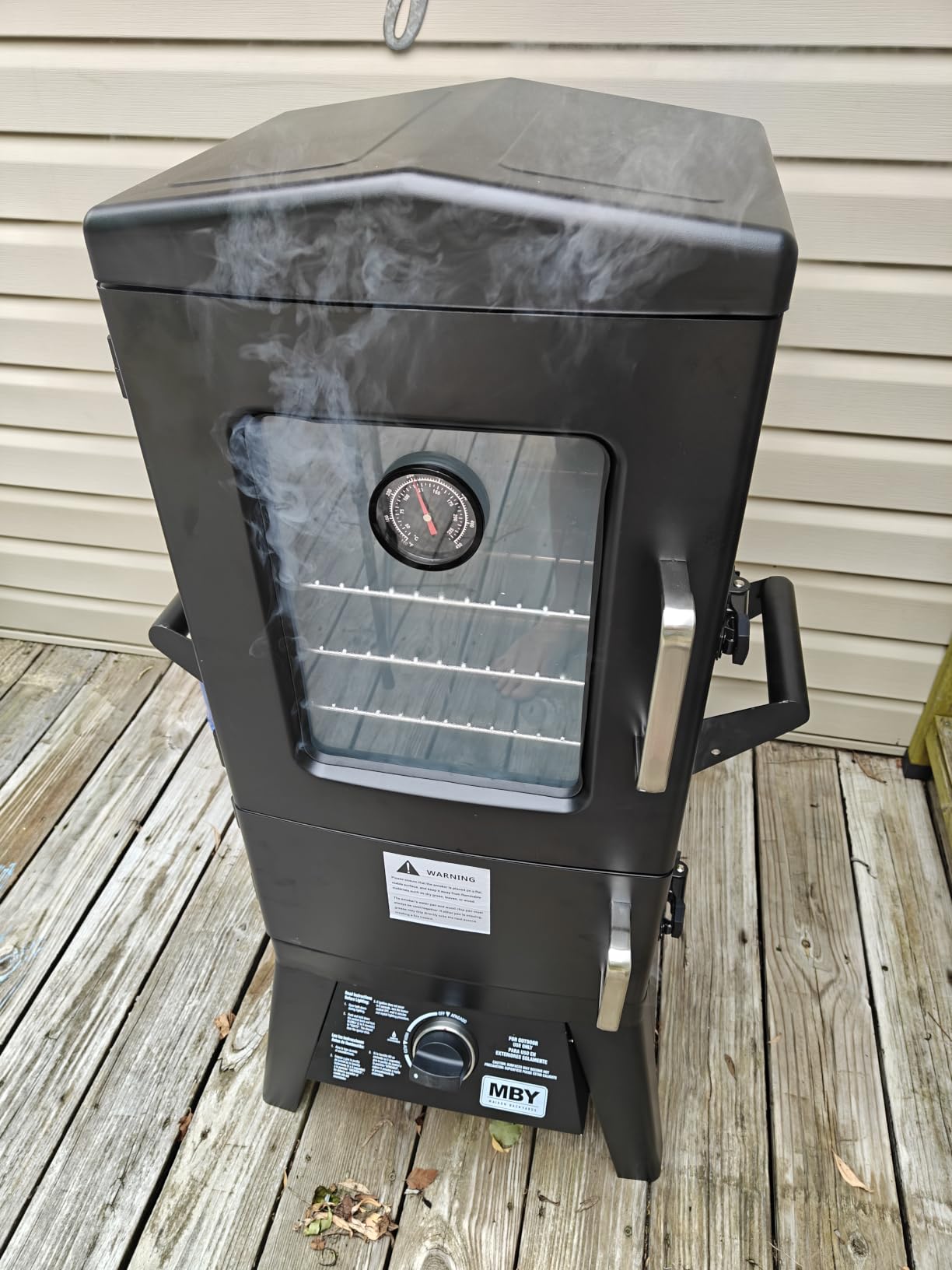 4-Rack Vertical Propane Smoker with Cover customer photo 1