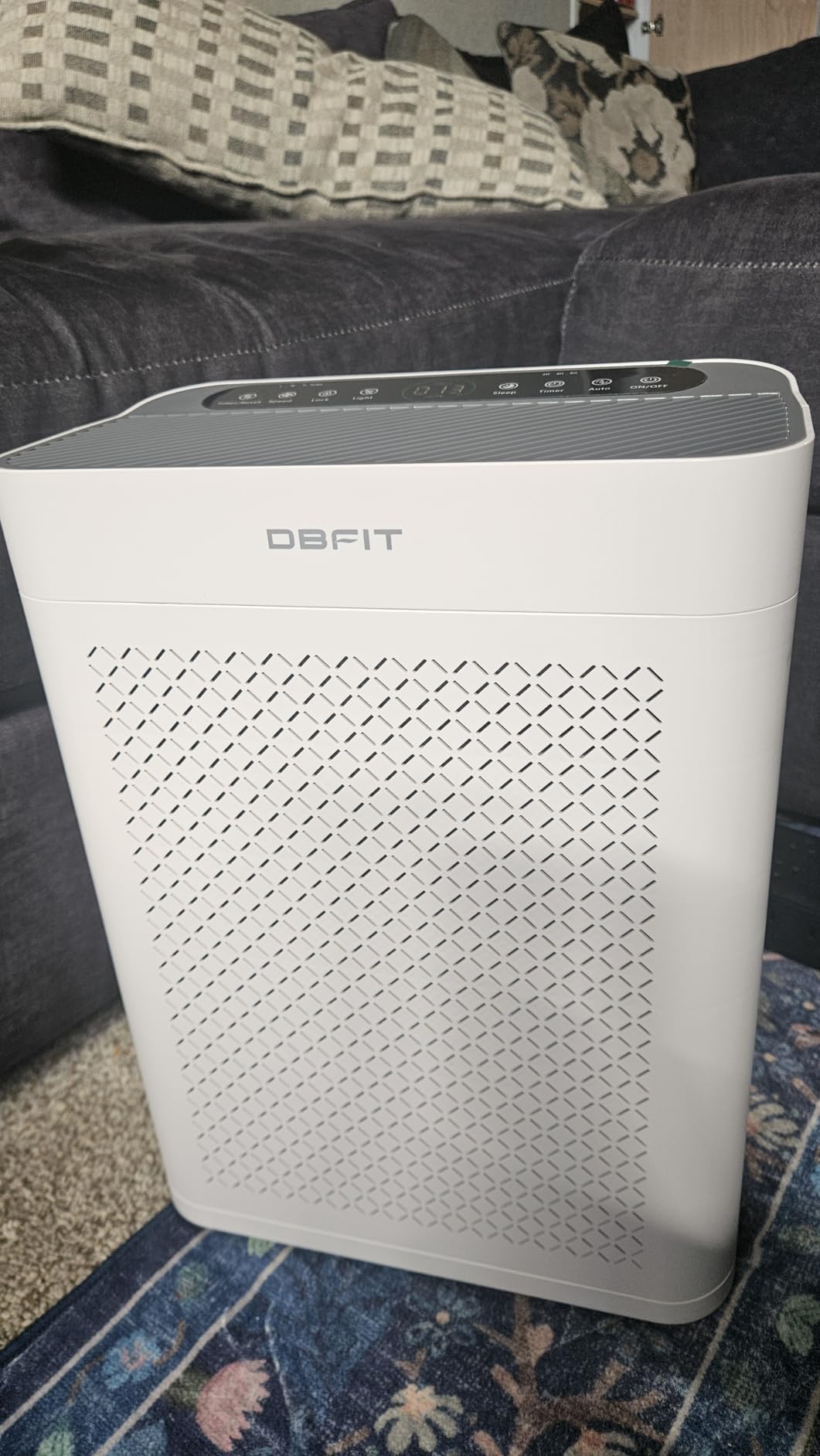 Air Purifiers for Home Large Room up to 3000sq.ft, DBFIT HEPA Double-Sided Air Purifier with Washable Filter, PM 2.5 Display Air Quality Sensor, Air Cleaner for Bedroom, Dorm Room, Pets, Office, AP300 customer photo 2