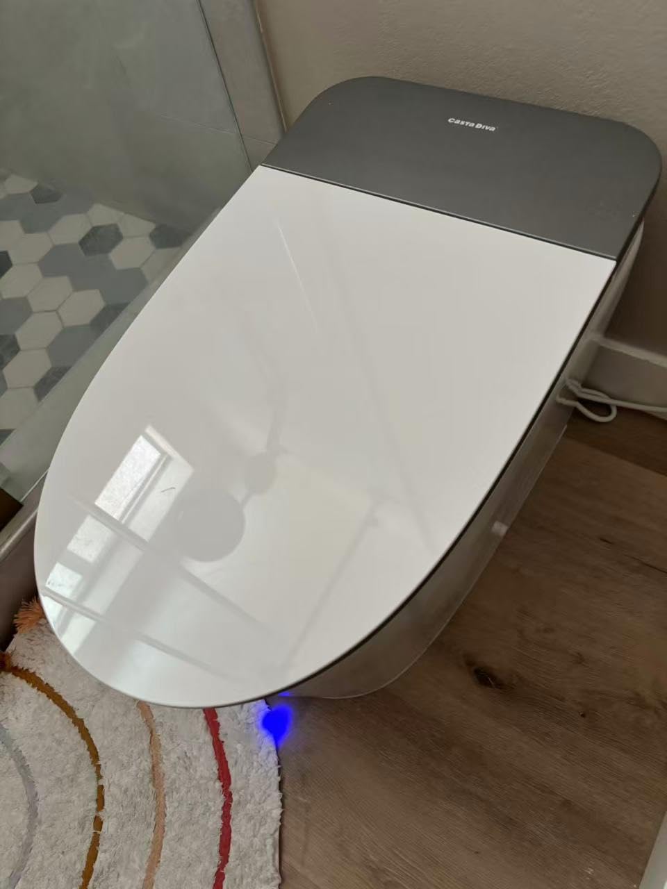 Casta Diva Smart Toilet With Bidet Built in Auto Open 1000g MaP Flush K030 customer photo 2