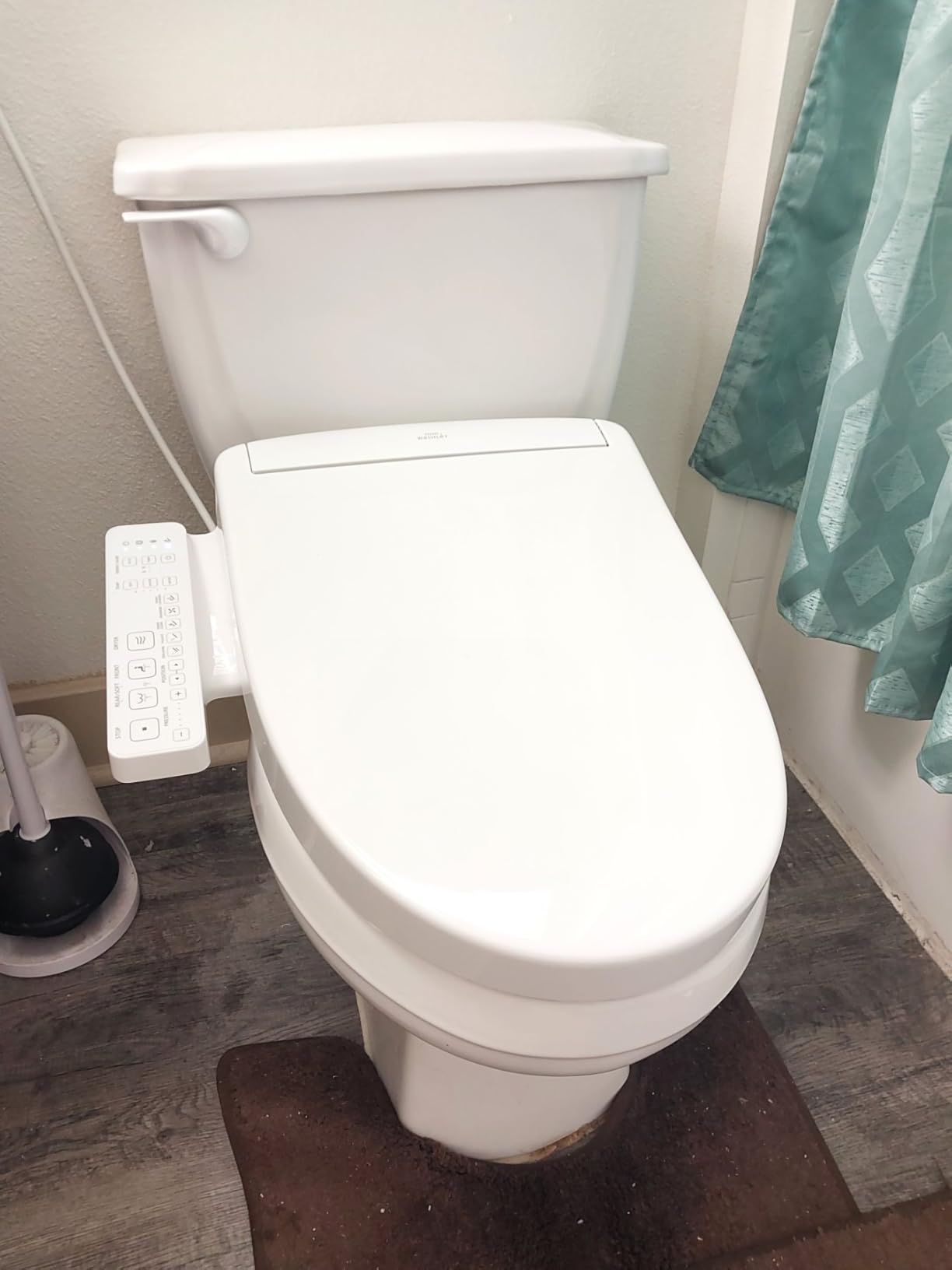 TOTO® WASHLET® S2 Electronic Bidet Toilet Seat with Instantaneous Water Heating, PREMIST and EWATER+ Wand Cleaning, Elongated, Cotton White - SW3346#01 customer photo 1