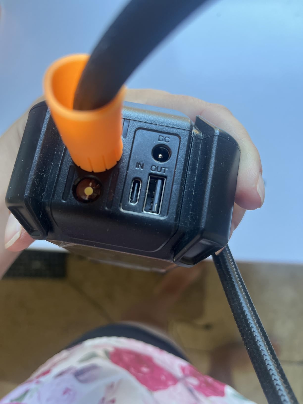 OlarHike Tire Inflator Portable Air Compressor,Dual Power-3*2000mAh &12V DC customer photo 2