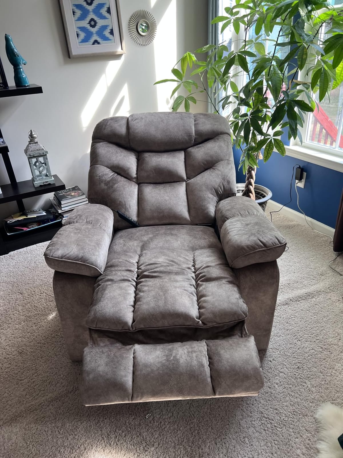 EONIX Dual Motor Large Power Lift Recliner Chair, Big and Tall, Black customer photo 1