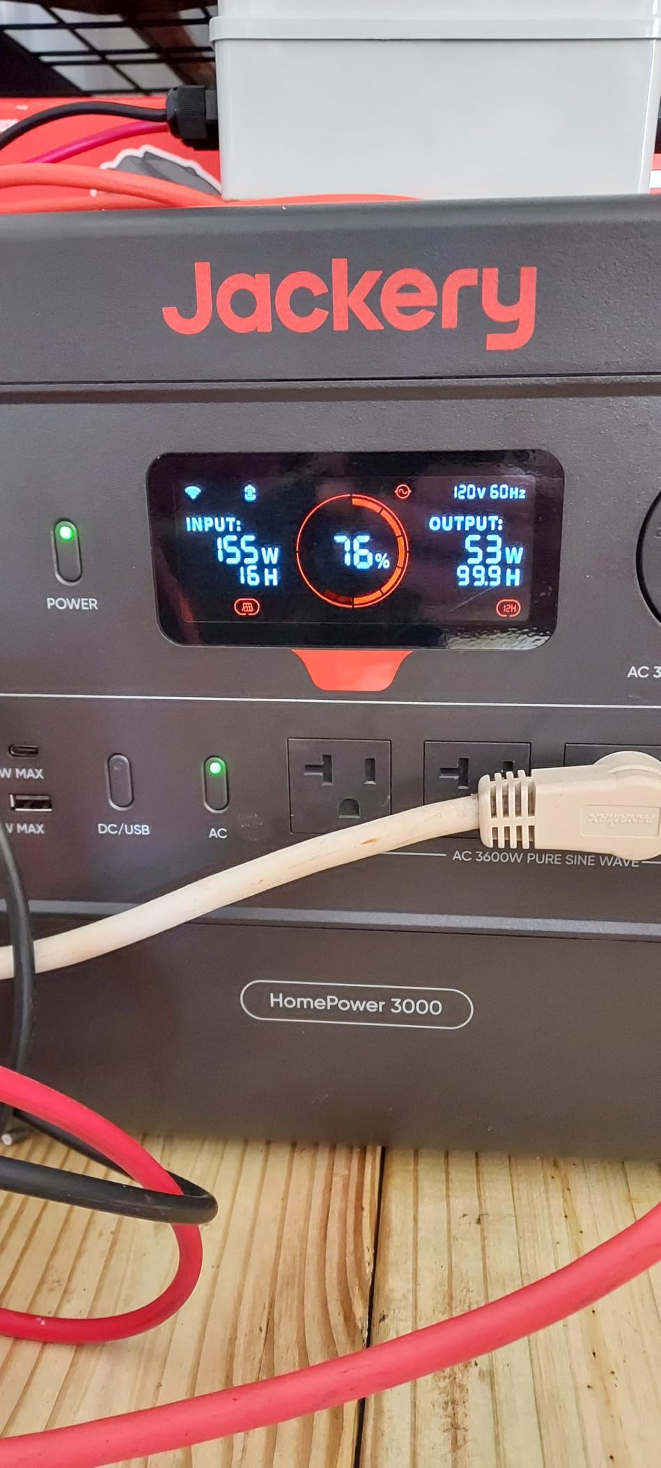 Jackery HomePower 3000 Portable Power Station, 3072Wh, 3600W AC Output customer photo 1