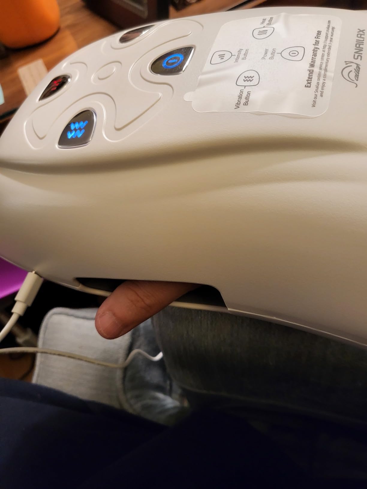 Snailax Cordless Hand Massager with Heat and Compression for Arthritis customer photo 2