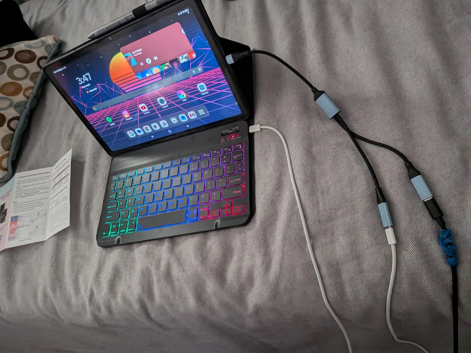 Lenovo Idea Tab - College Tablet - 11″ 2.5K IPS Touchscreen Display - 90Hz - MediaTek Dimensity 6300-8 GB Memory - 256 GB Storage - Integrated Arm Mali-G57 MC2 - Tab Pen and Folio Case customer photo 1