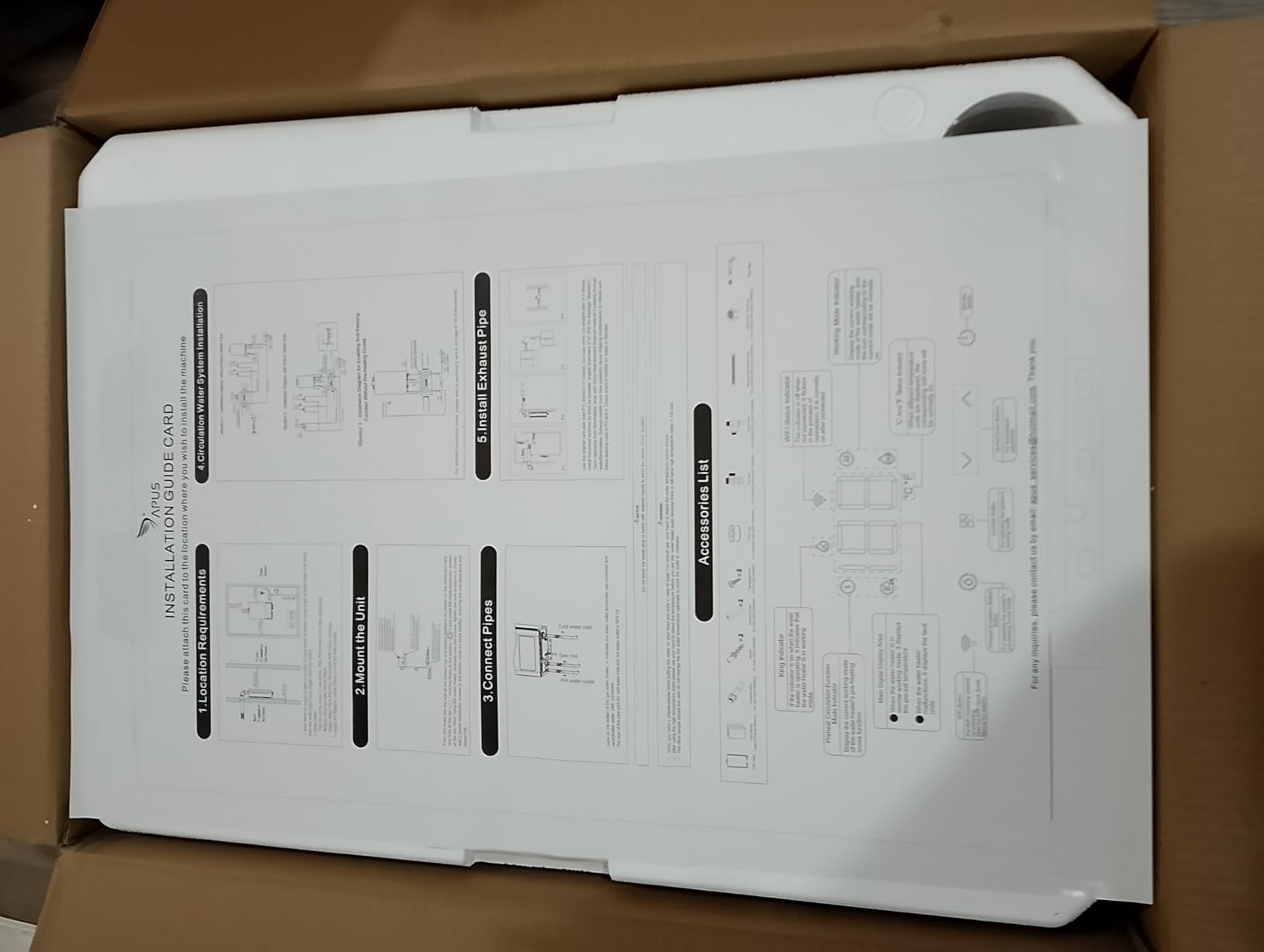 APUS Propane Tankless Water Heater, 190,000 BTU, 8.1 GPM, Outdoor customer photo 2