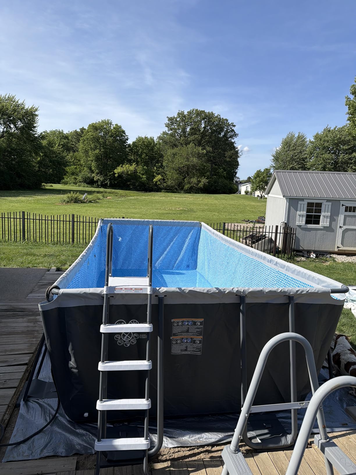 INTEX 26357MZ 20ft x 10ft x 52in Ultra XTR Deluxe Rectangular Above Ground Swimming Pool Set, Includes 1500 GPH Sand Filter Pump, SuperTough Puncture Resistant, Rust Resistant, Easy to Assemble customer photo 1