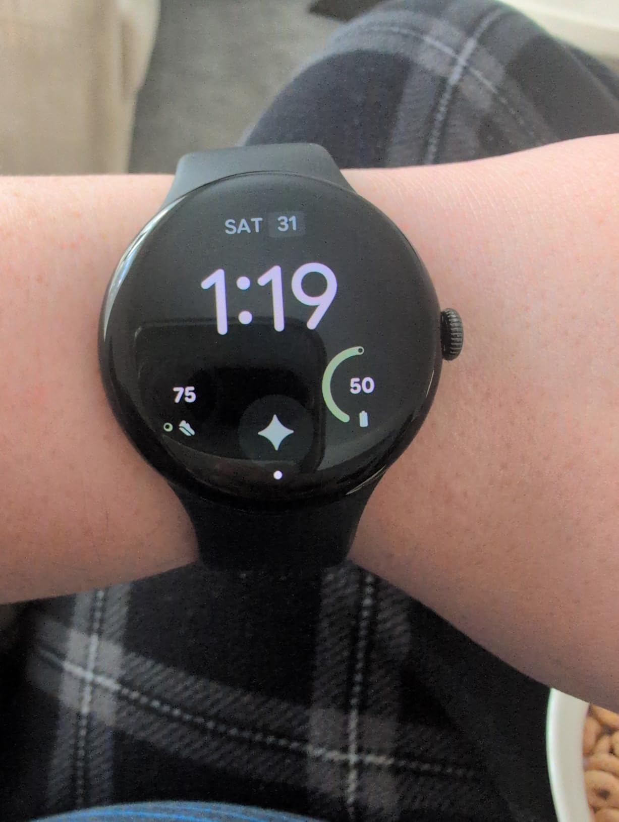 Google Pixel Watch 4 (45mm) - Smartwatch - Obsidian Active Band - LTE customer photo 2