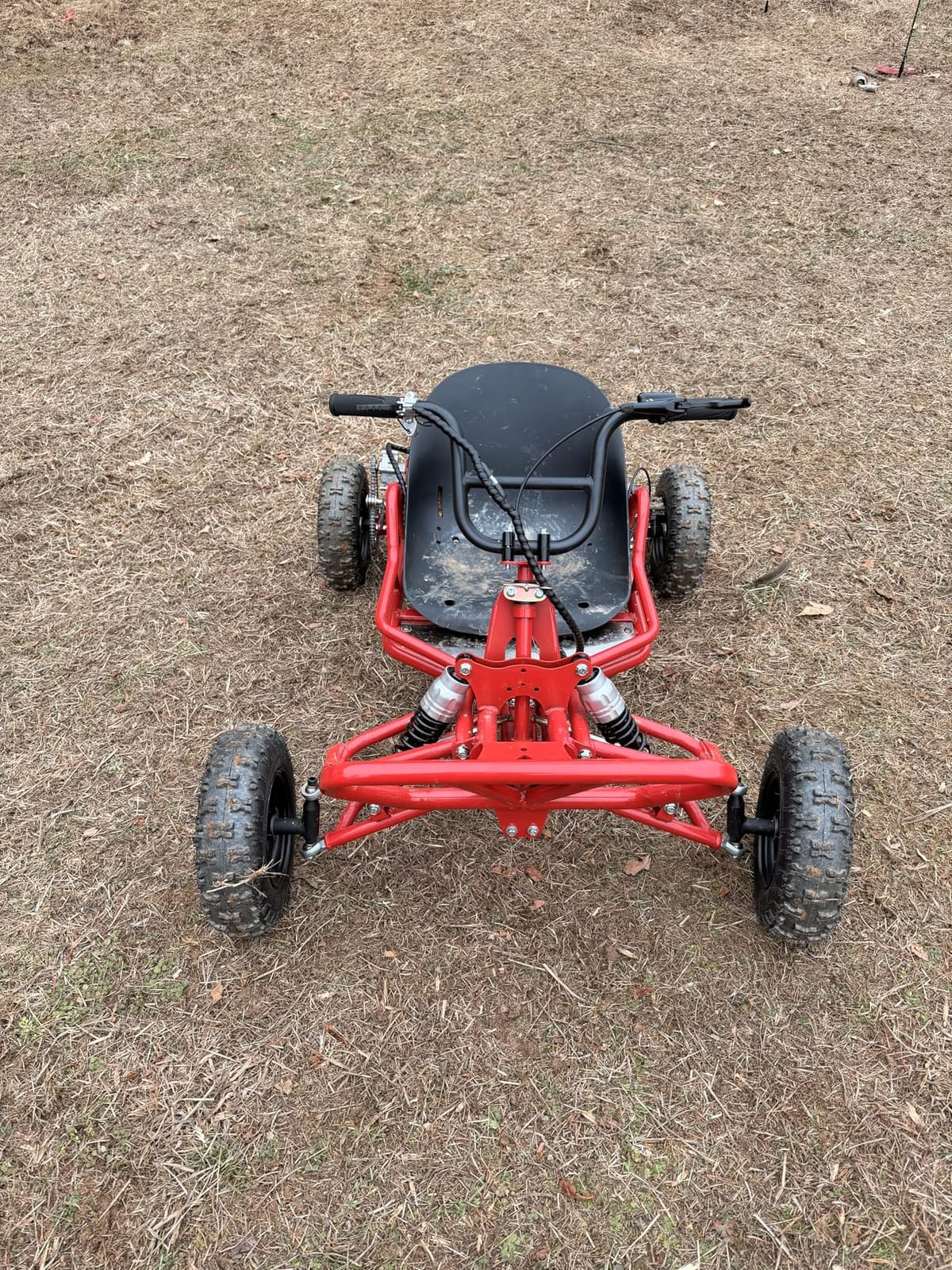 212cc Gas Powered Off-Road Go Kart for Adults & Teens (Black) customer photo 2
