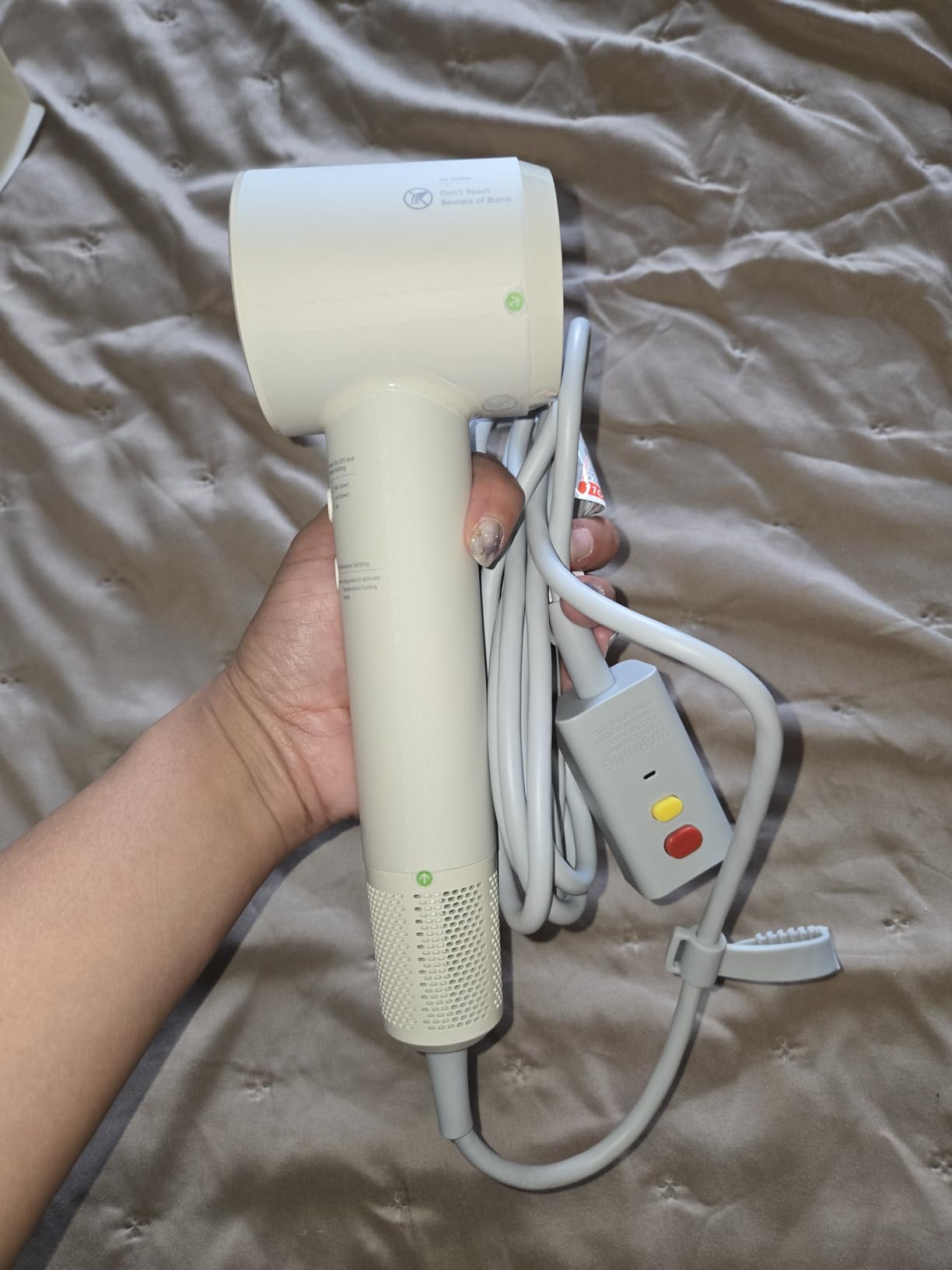 Laifen SE Lite High-Speed Ionic Hair Dryer with Diffuser, Milktea customer photo 2