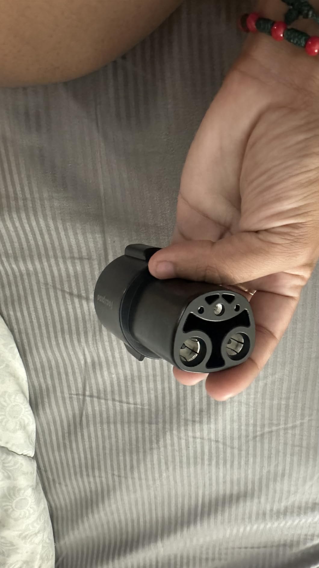 FOCSPROD J1772 to Tesla Charger Adapter, Max 80A 250V Fast Charging J1772 to NACS Adapter for Tesla Model 3/Y/X/S/Cybertruck Charging Adapter, Compatible with J1772 EV Charge to Tesla Adapter -UL 2252 customer photo 1