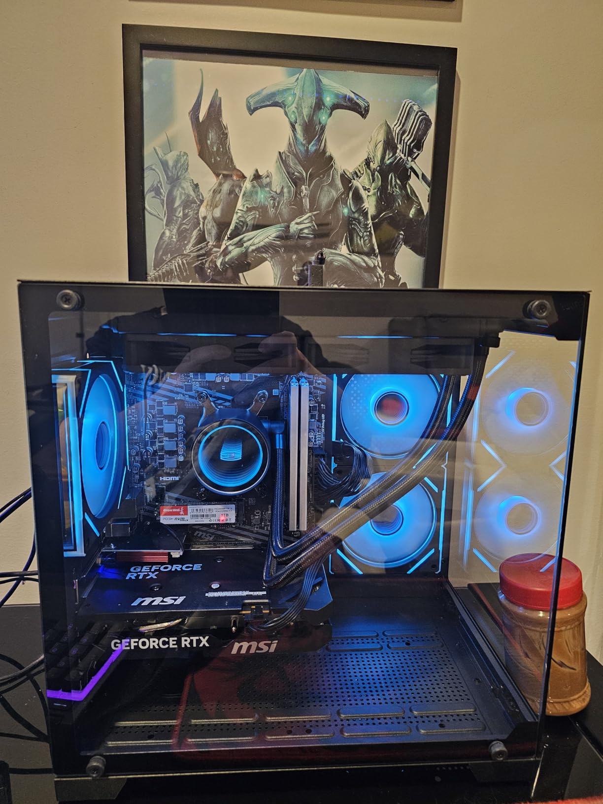 YAWYORE Gaming PC, AMD Ryzen 7 5700X, GeForce RTX 5060 Desktop Computer customer photo 1