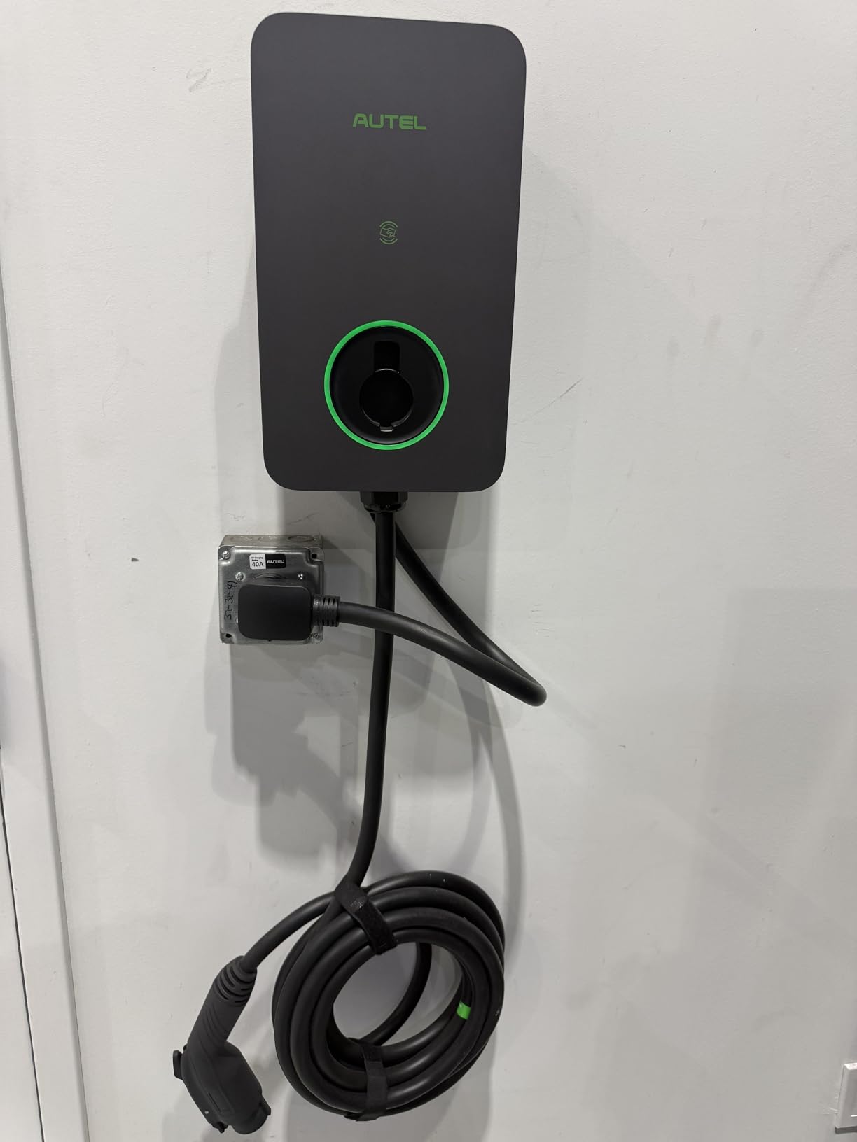 Autel MaxiCharger Level 2 Electric Vehicle (EV) Charger, up to 80 Amp Fast Charging EV Charger Level 2, Integrated Cloud with AI, Indoor/Outdoor Charging Stations J1772, Hardwired customer photo 2