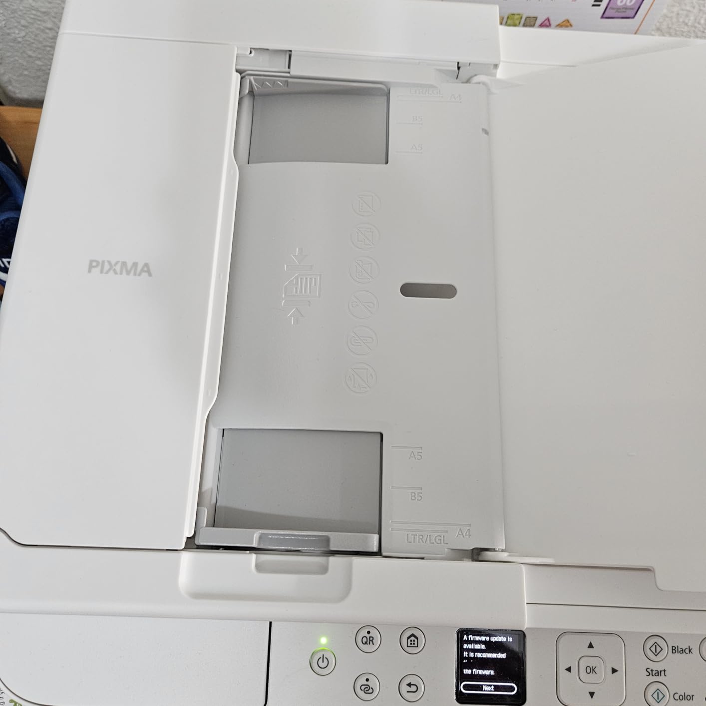 Canon PIXMA TR7120 Wireless Color Inkjet Printer for Duplex Printing, White – Home Printer with Copier/Scanner, Auto Document Feeder, Compact Design, Intuitive Control Panel customer photo 1