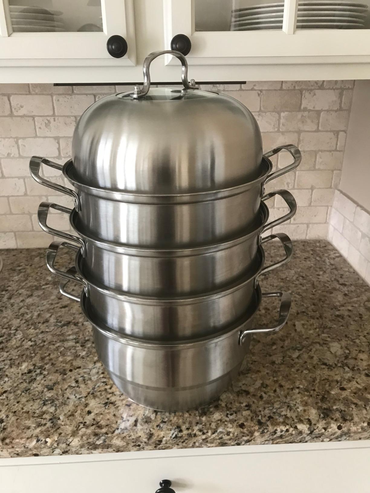 VEVOR Commercial Food Warmer, 1500W Electric Stainless Steel Steam Food Warmer with Glass Cover, 6 x 1/2 Size Pans Buffet Bain Marie with Soup & Perforated Ladles, for Catering, Restaurant & Party customer photo 2