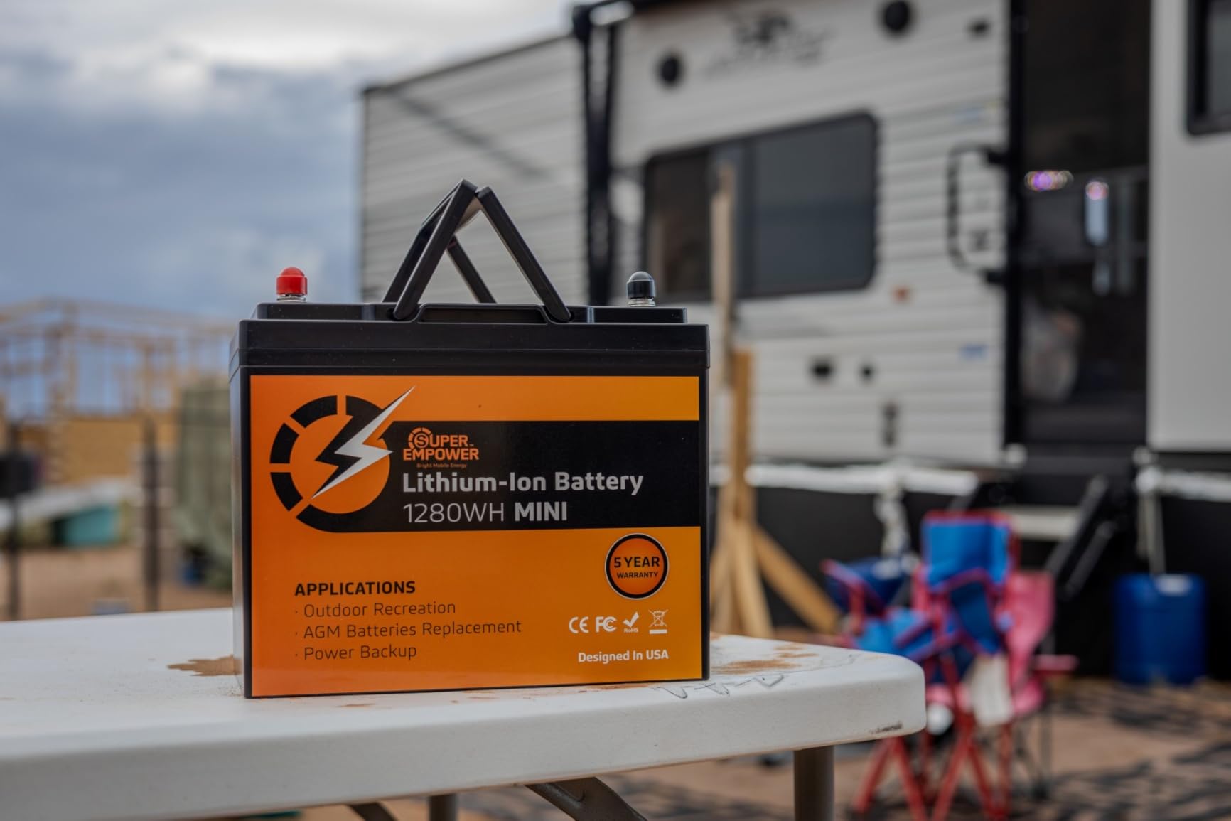 12V 100Ah LiFePO4 Battery, Group 24 Deep Cycle RV/Trolling Motor Battery customer photo 1