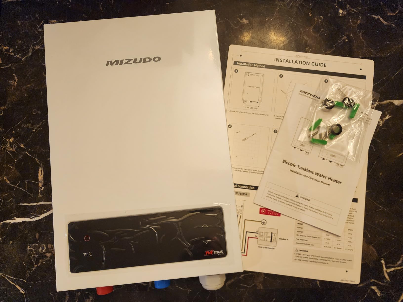 18kW Tankless Water Heater Electric,240V Instant On Demand Hot Water Heater customer photo 1